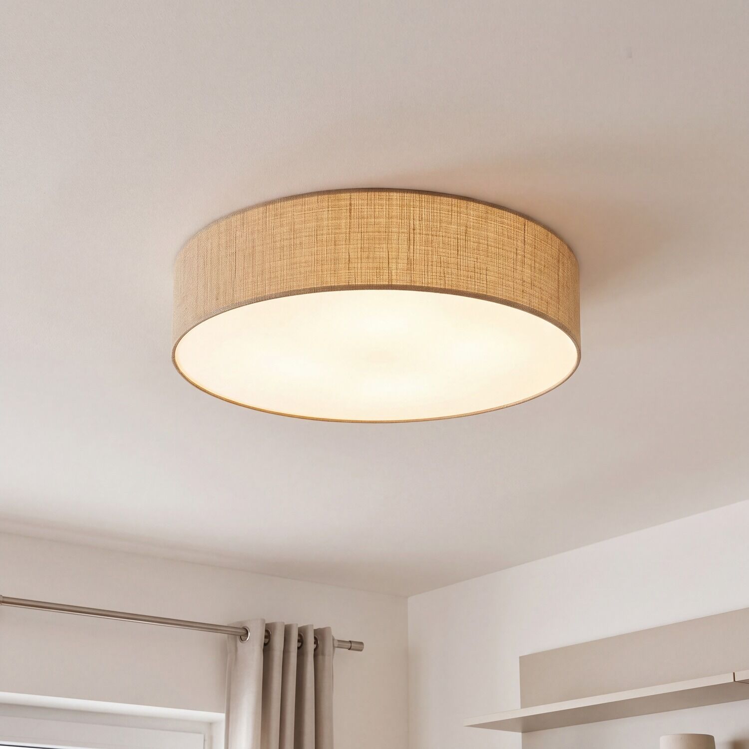 deckenleuchte-deckenlampe-moderne-lampen-selina-4x-e27-max.-25w-gold-metall-kunststoff-papier-mix-le50925-02 Deckenleuchte, Rund, Lampe, Beleuchtung, Künstler
