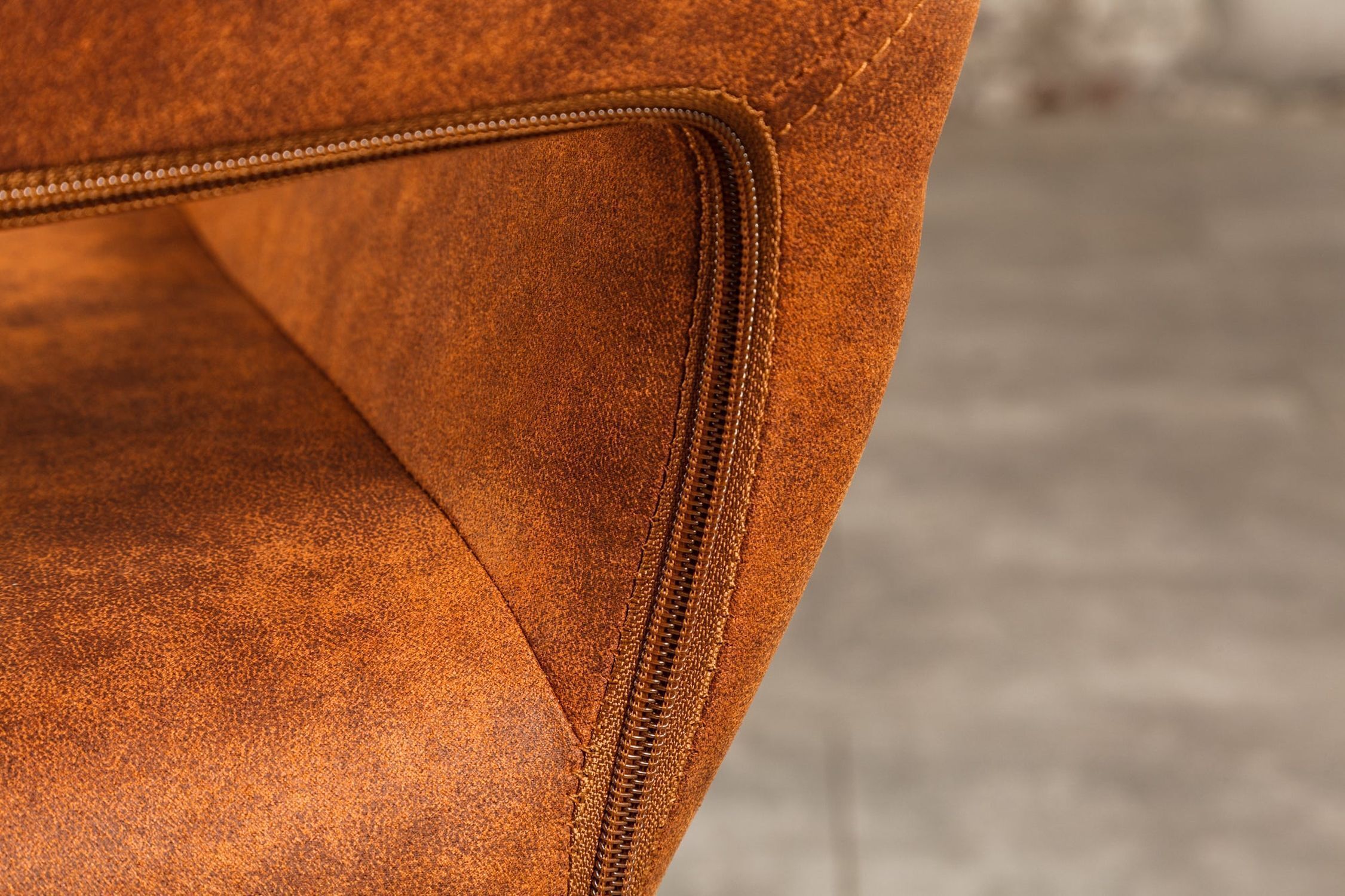 Stuhl Braun Schwarz aus Stoff Metall Bauhaus mit Armlehne Stuhl Braun Schwarz aus Stoff Metall Bauhaus mit Armlehne