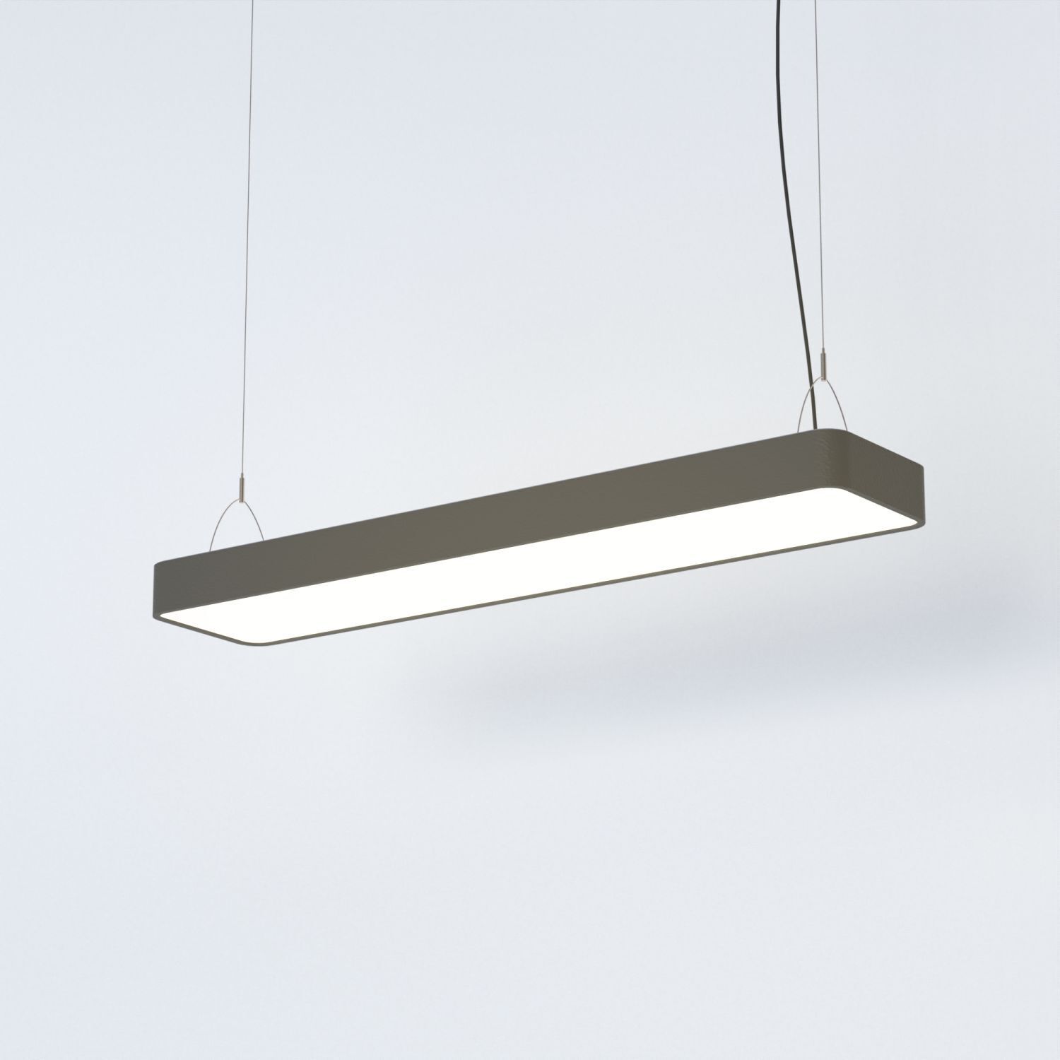 Lampe à suspendre blanc chaud T8 LED 3000 K 2300 lm aluminium L : 93,5 cm Leuchte, Deckenleuchte, Kronleuchter, Lampe