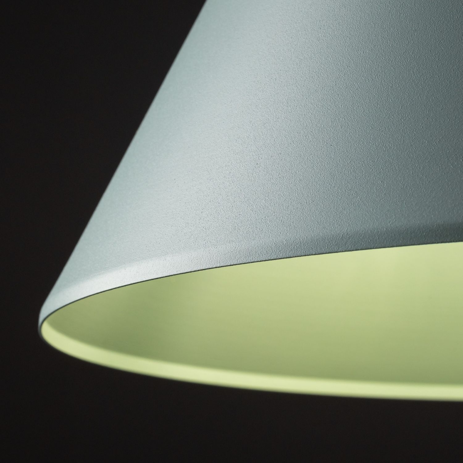 Hängelampe Metall Ø 32 cm H: max. 165 cm Mint E27 Retro Lampe, Lampenschirm