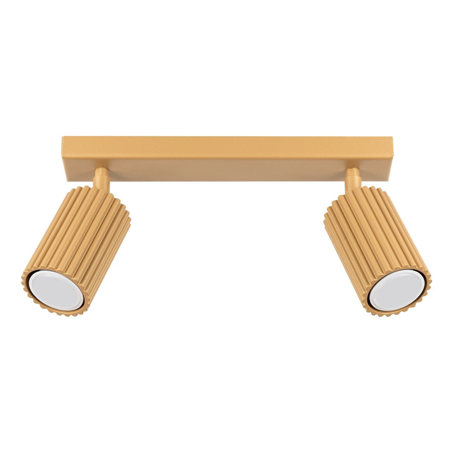 Spot de plafond doré à 2 flammes GU10 L : 30 cm orientable