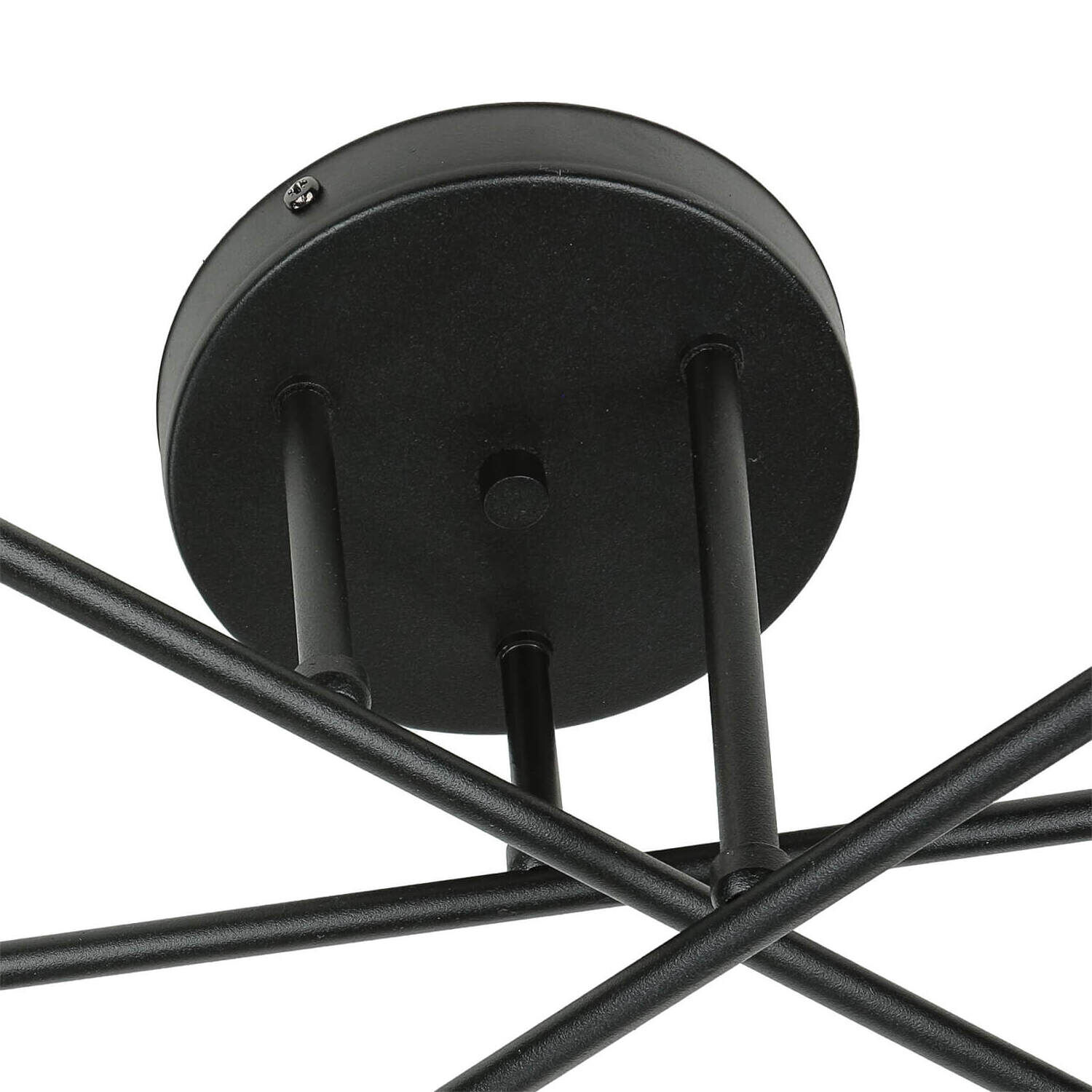 Deckenlampe Schwarz Graphit E14 Glas Metall