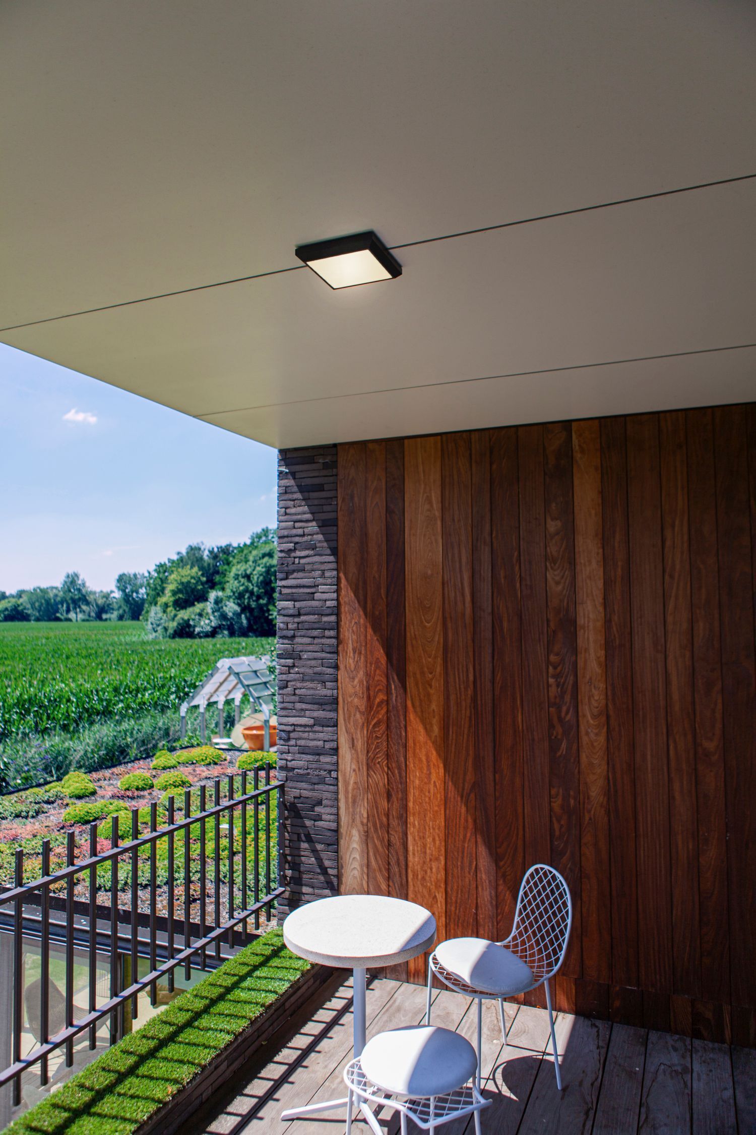 Drinnen, Innenarchitektur, Balkon, Stuhl, Holz