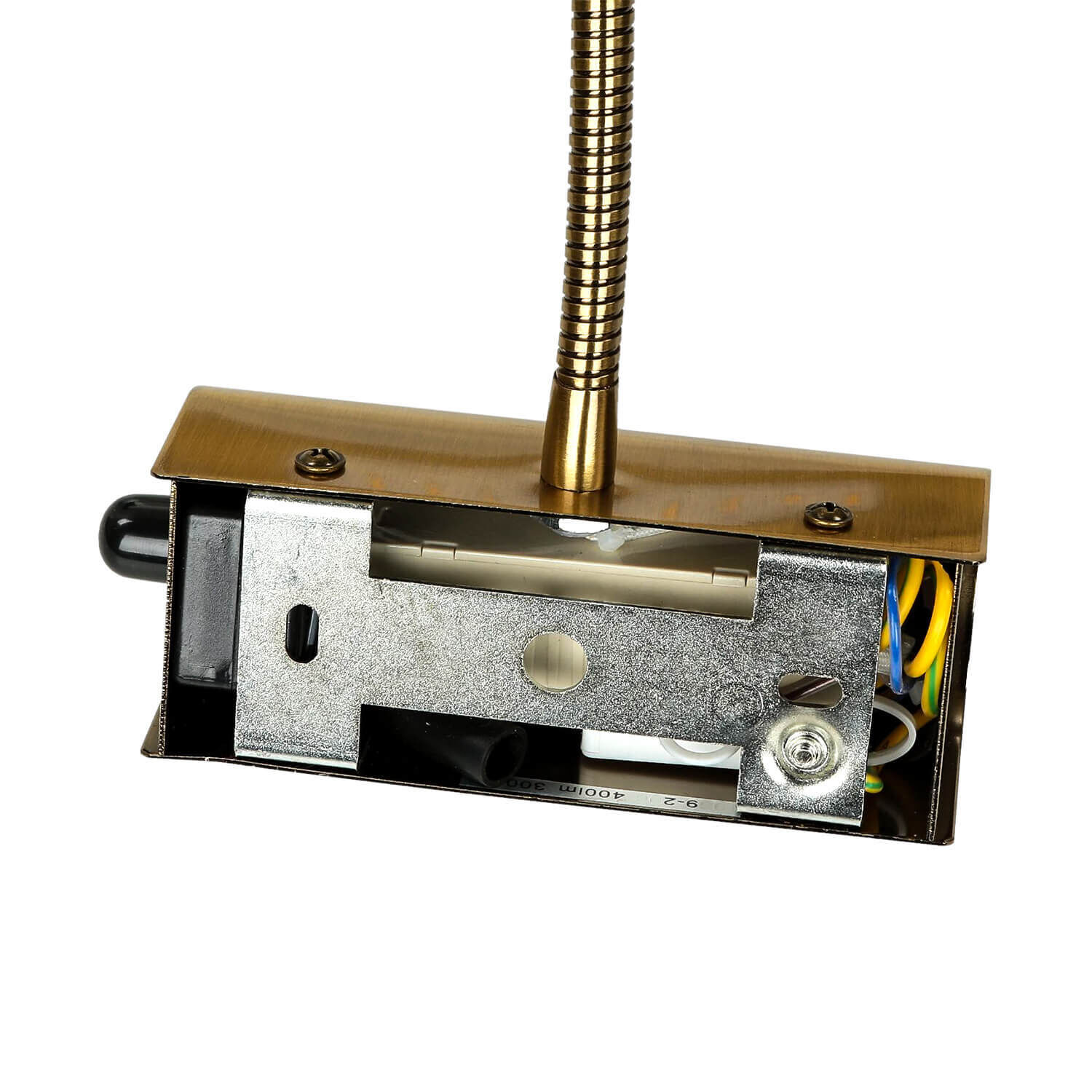 LED Wandleuchte CURTIS in Altmessing