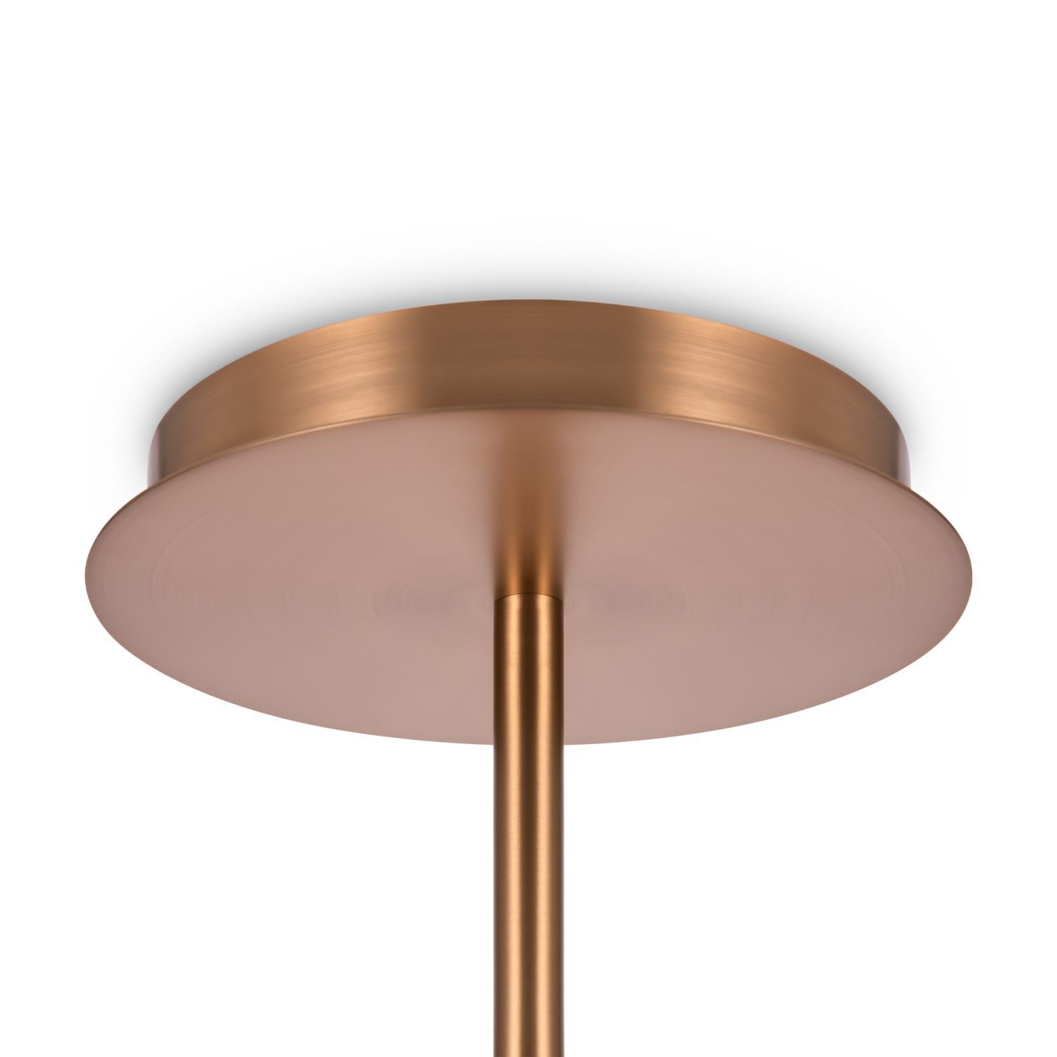 Hängelampe Metall Glas H: max. 140 cm in Gold Weiß E14