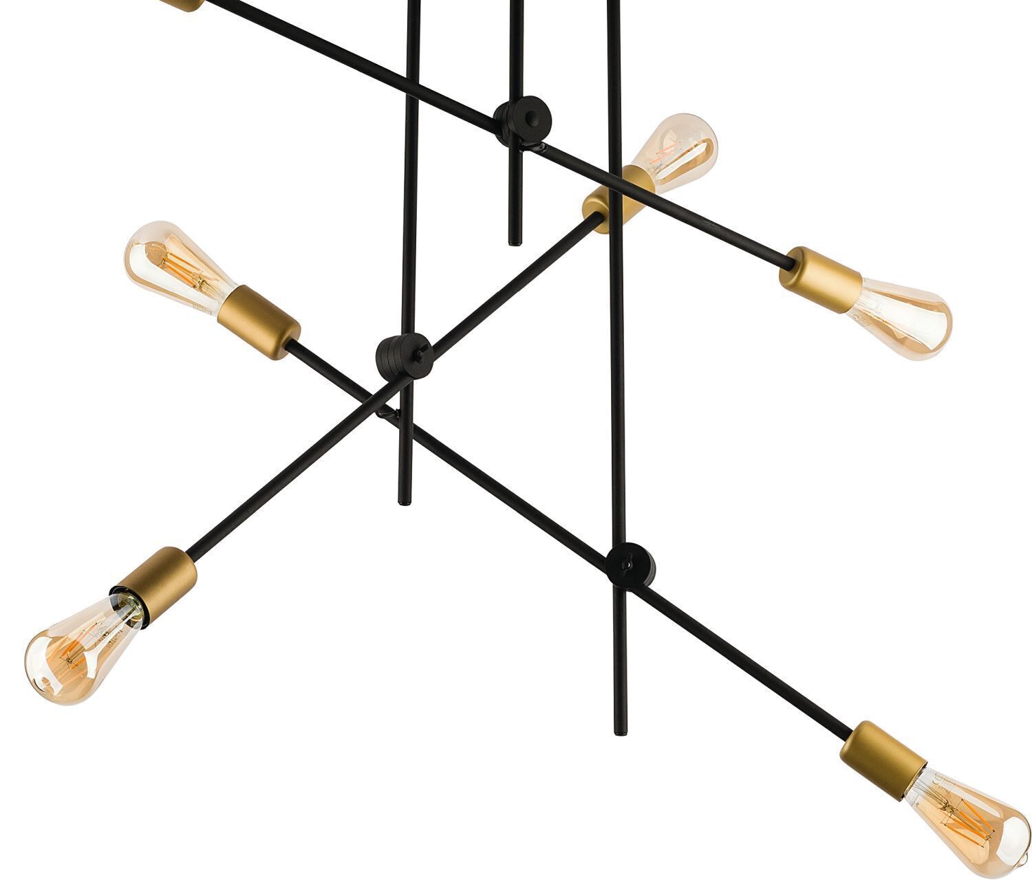 Deckenlampe Axis Schwarz Metall Licht, Lampe