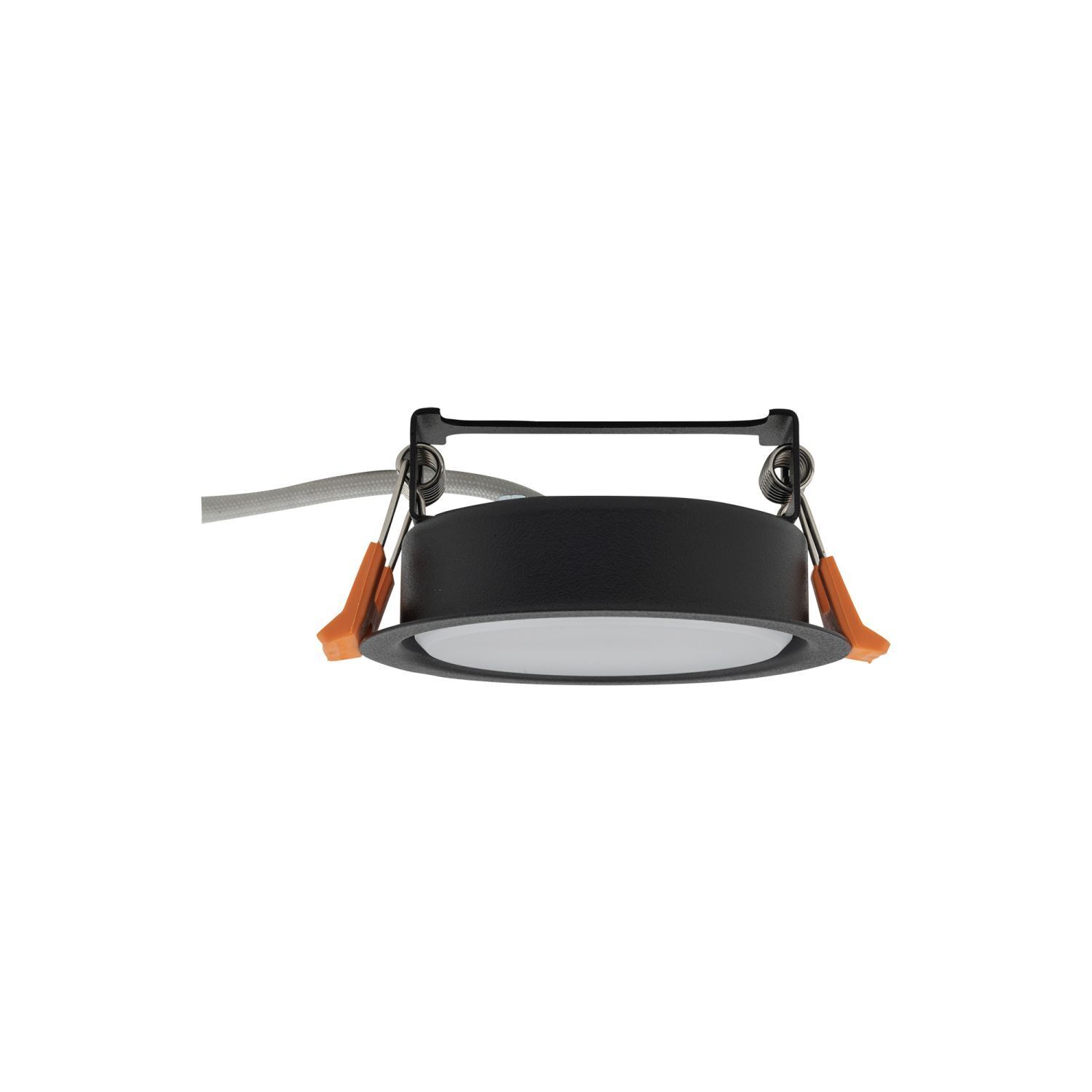 Luminaire encastré noir GX53 rond Ø 95 mm Plafond intérieur