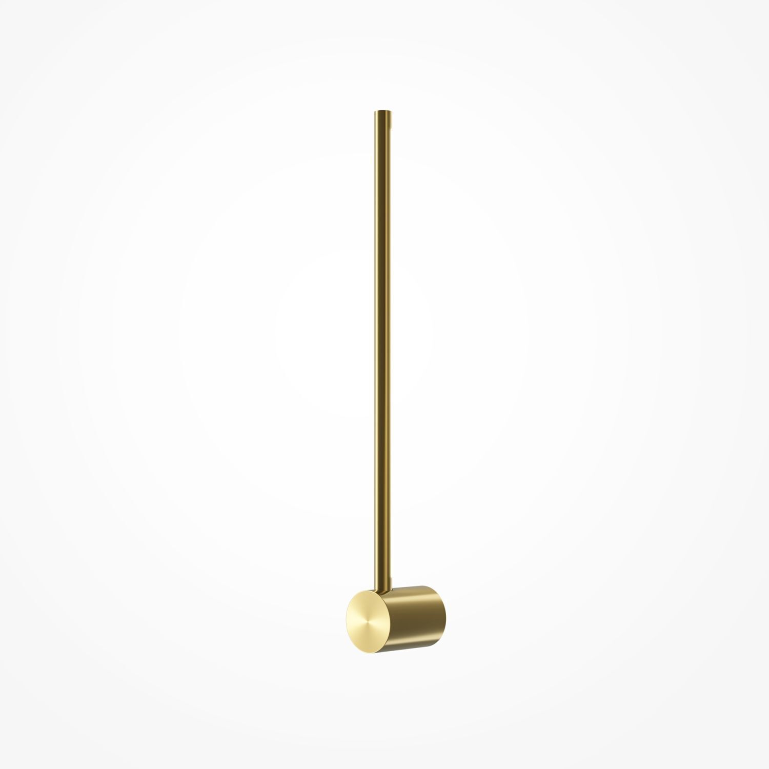 Wandleuchte LED Metall H: 60 cm in Messing länglich MAX