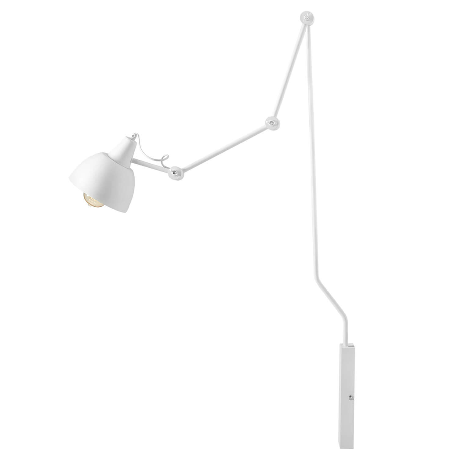 Wandleuchte Weiß Modern Design Leseleuchte Wand Lampe, Lampenschirm