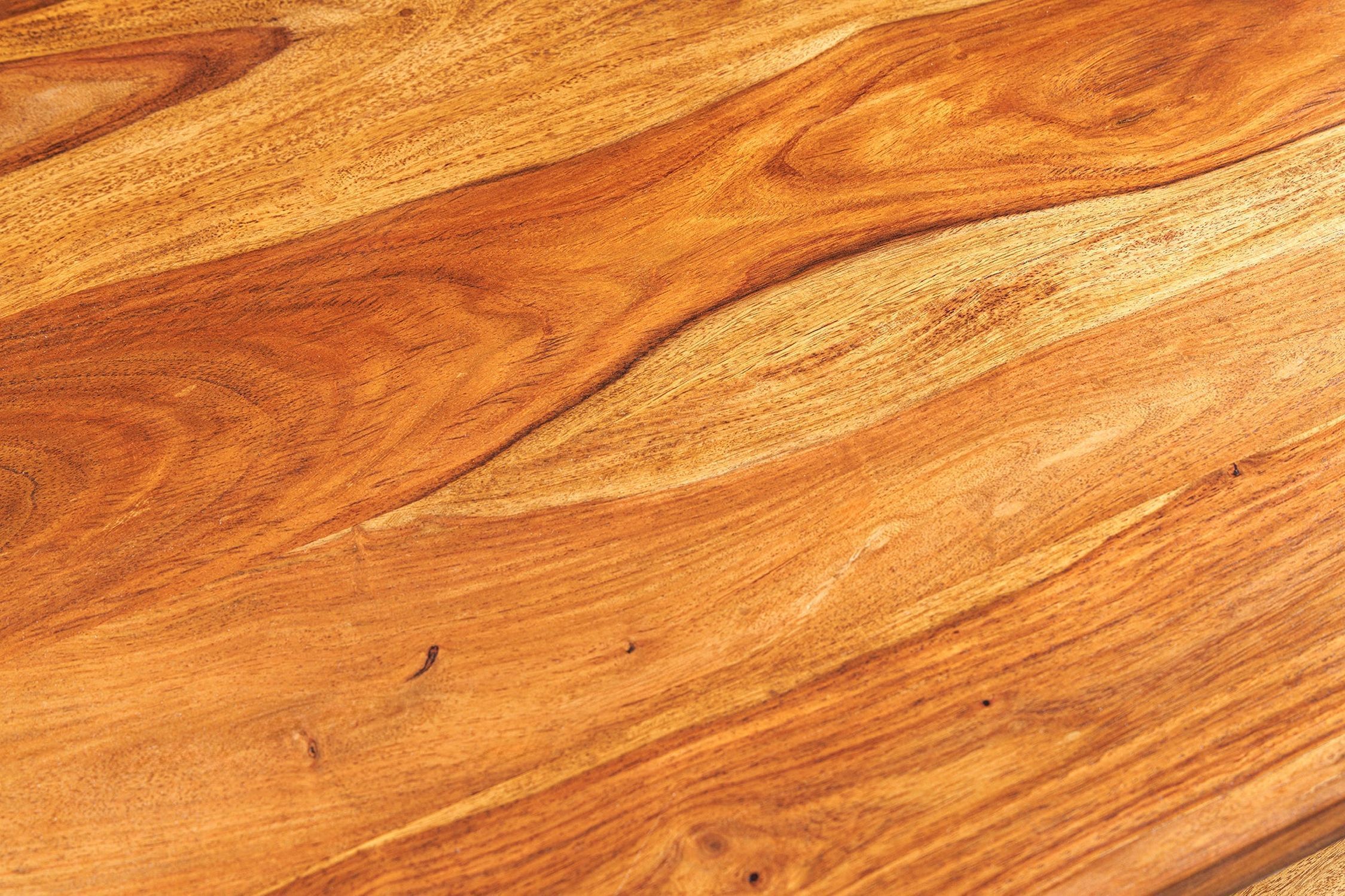 Couchtisch Sheesham Holz Metall 90 x 50 cm Hartholz, Holz, Gebeiztes Holz, Fußboden, Bodenbeläge