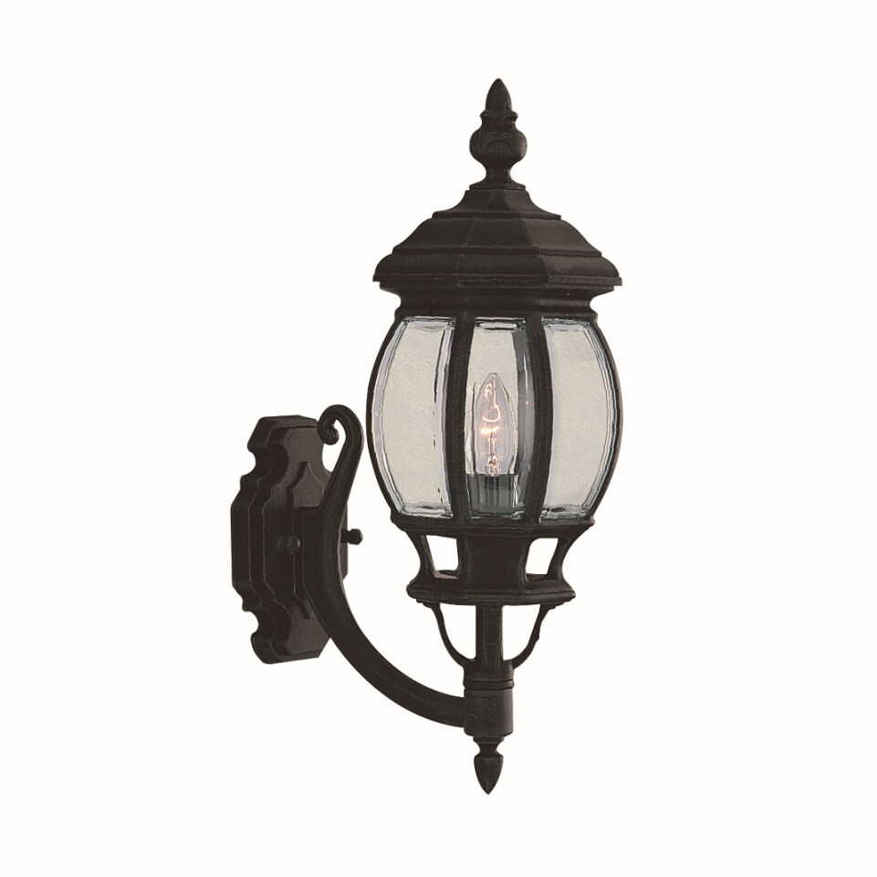 Lampe d'extérieur rustique Lanterne murale BEL AIRE Noir