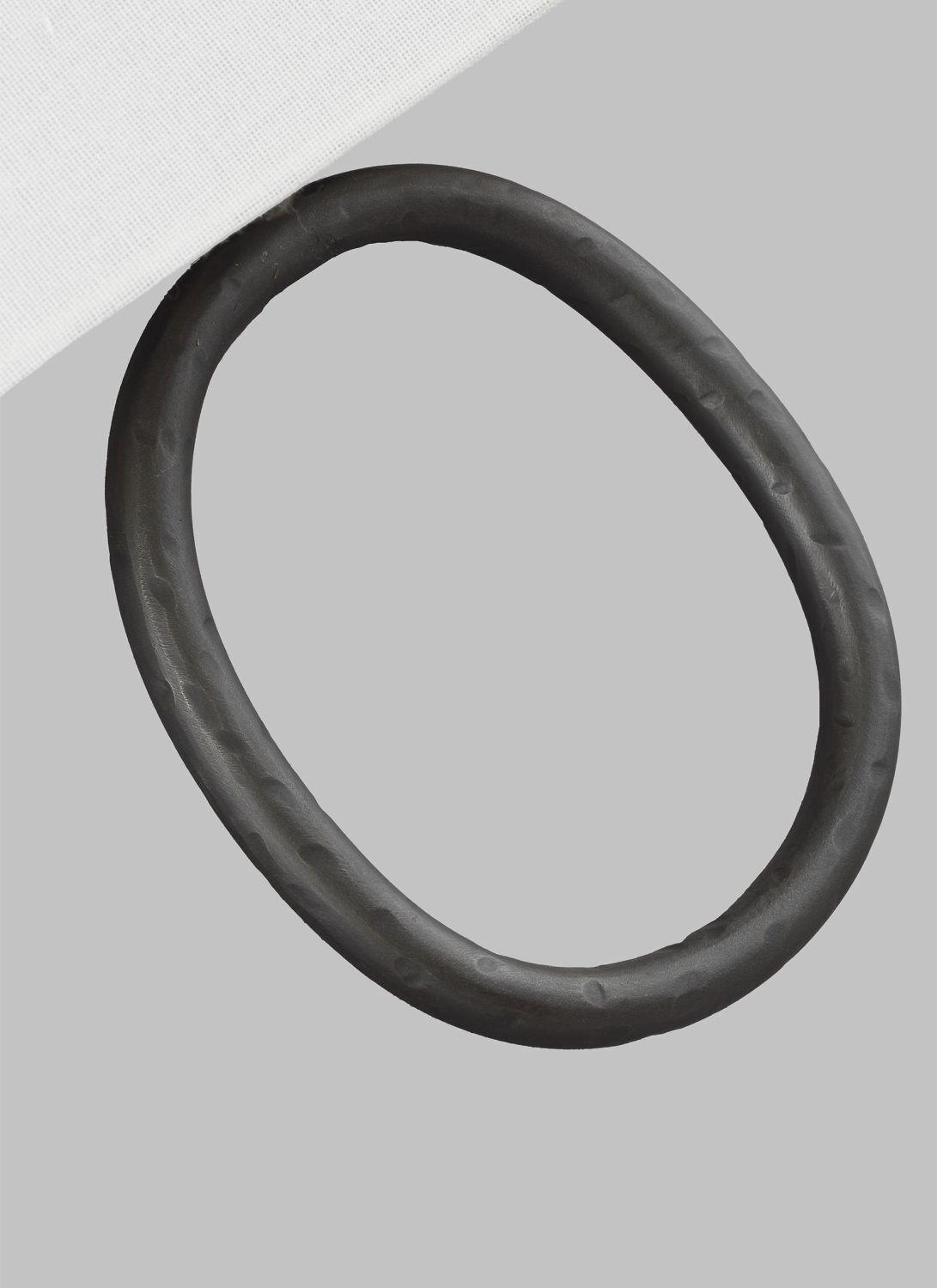 Wandleuchte Weiß Rost Optik E27 Stoff Metall Modern Oval