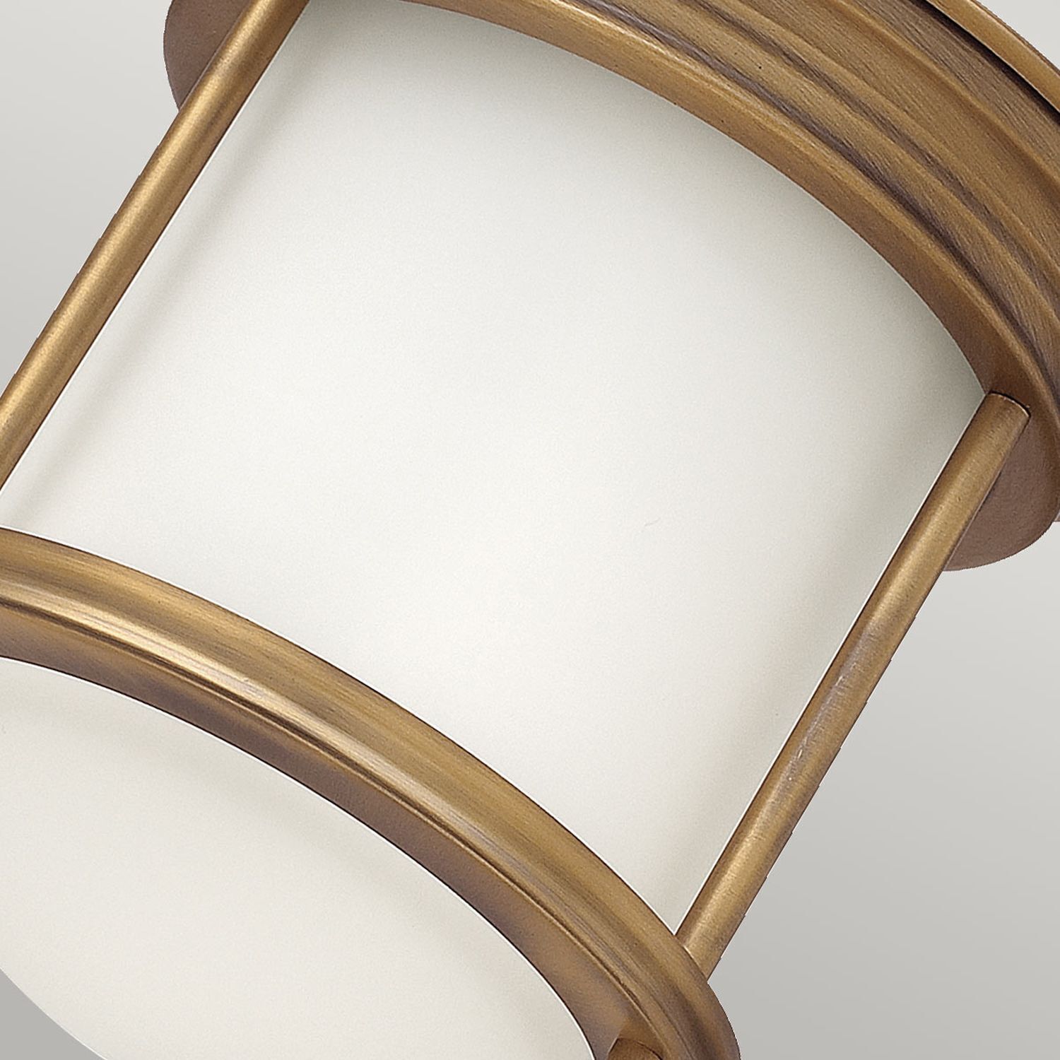 Plafonnier salle de bain IP44 rond D : 19,6 cm verre métal E27 Lampe