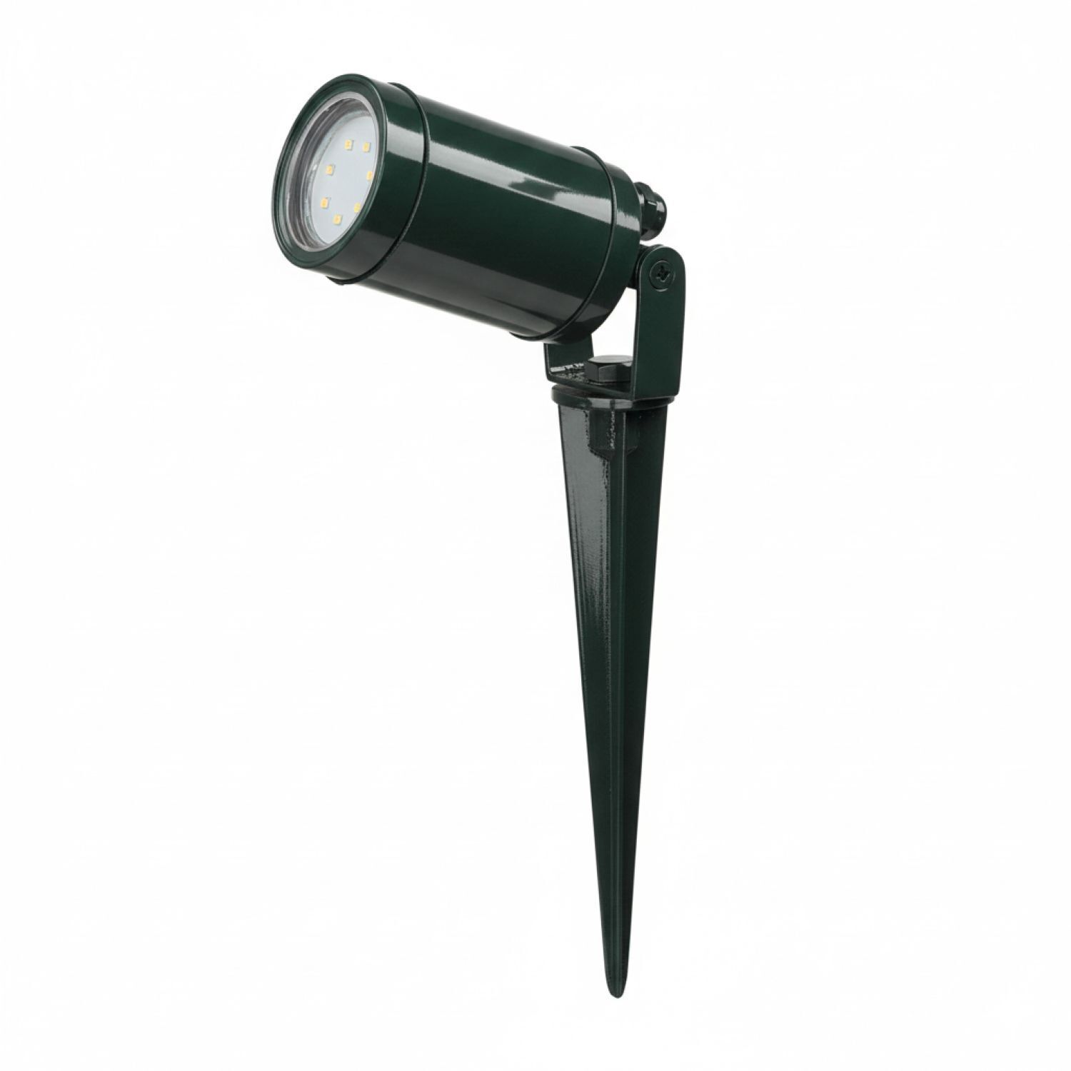Stehlampe außen Echt-Messing GU10 IP64 27 cm hoch Grün Beleuchtung, Lampe