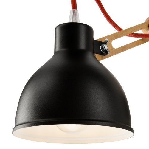 Holz Schwarz Spot Modern vielseitig TIASIA Lampe Beleuchtung, Lampe, Kronleuchter