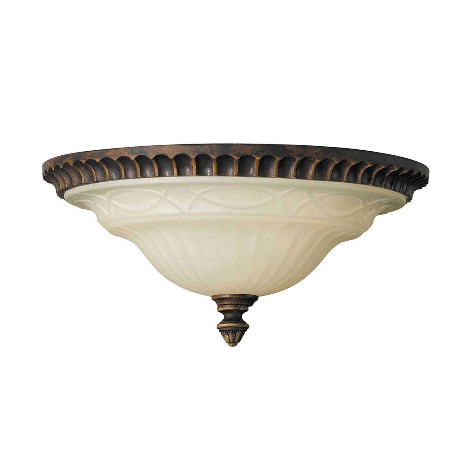 Deckenleuchte ANABELL 1 Creme Ø33cm Landhaus Lampe