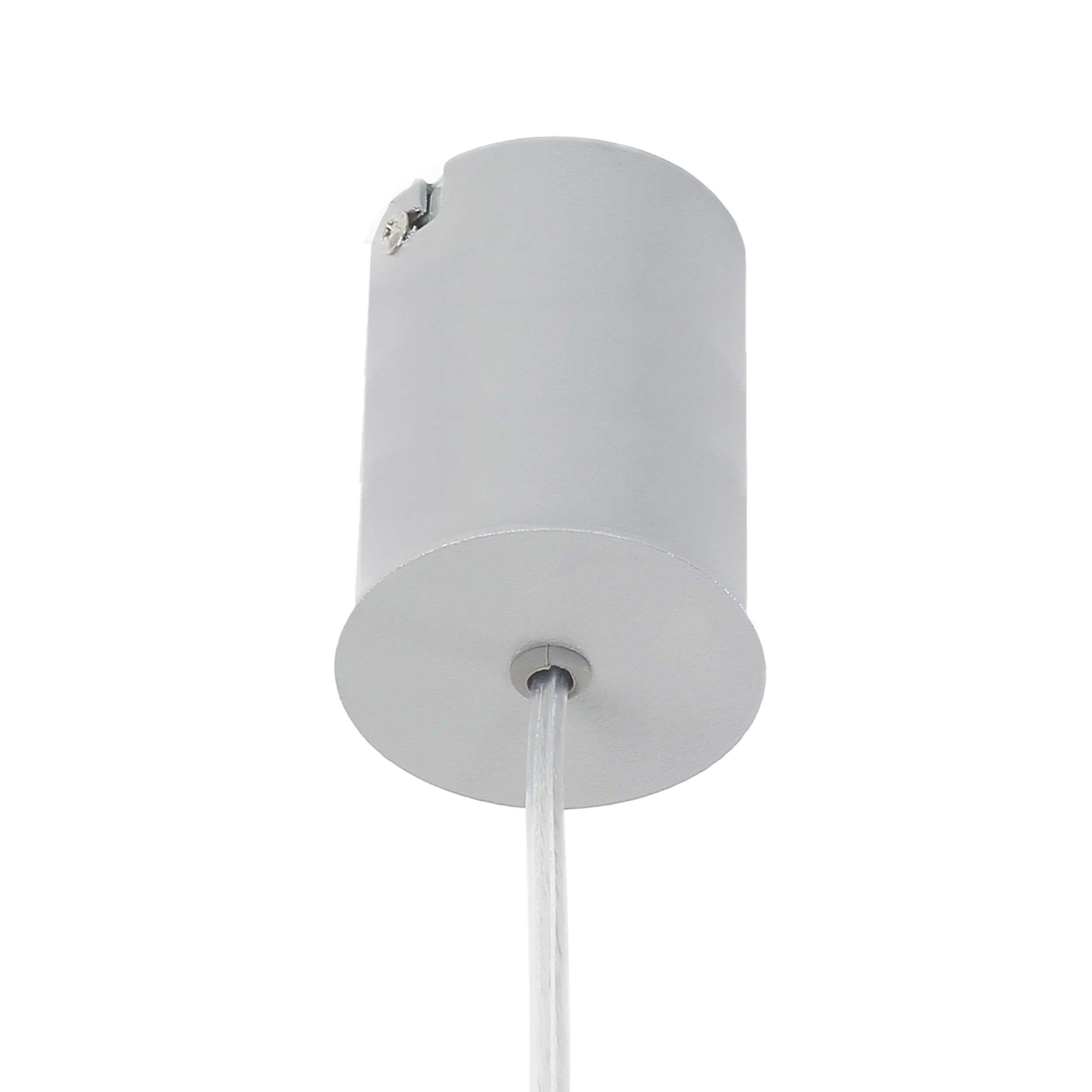 Pendelleuchte Metall Zylinder schmal Ø 5,5 cm Grau GU10 Pendelleuchte Metall Zylinder schmal Ø 5,5 cm Grau GU10