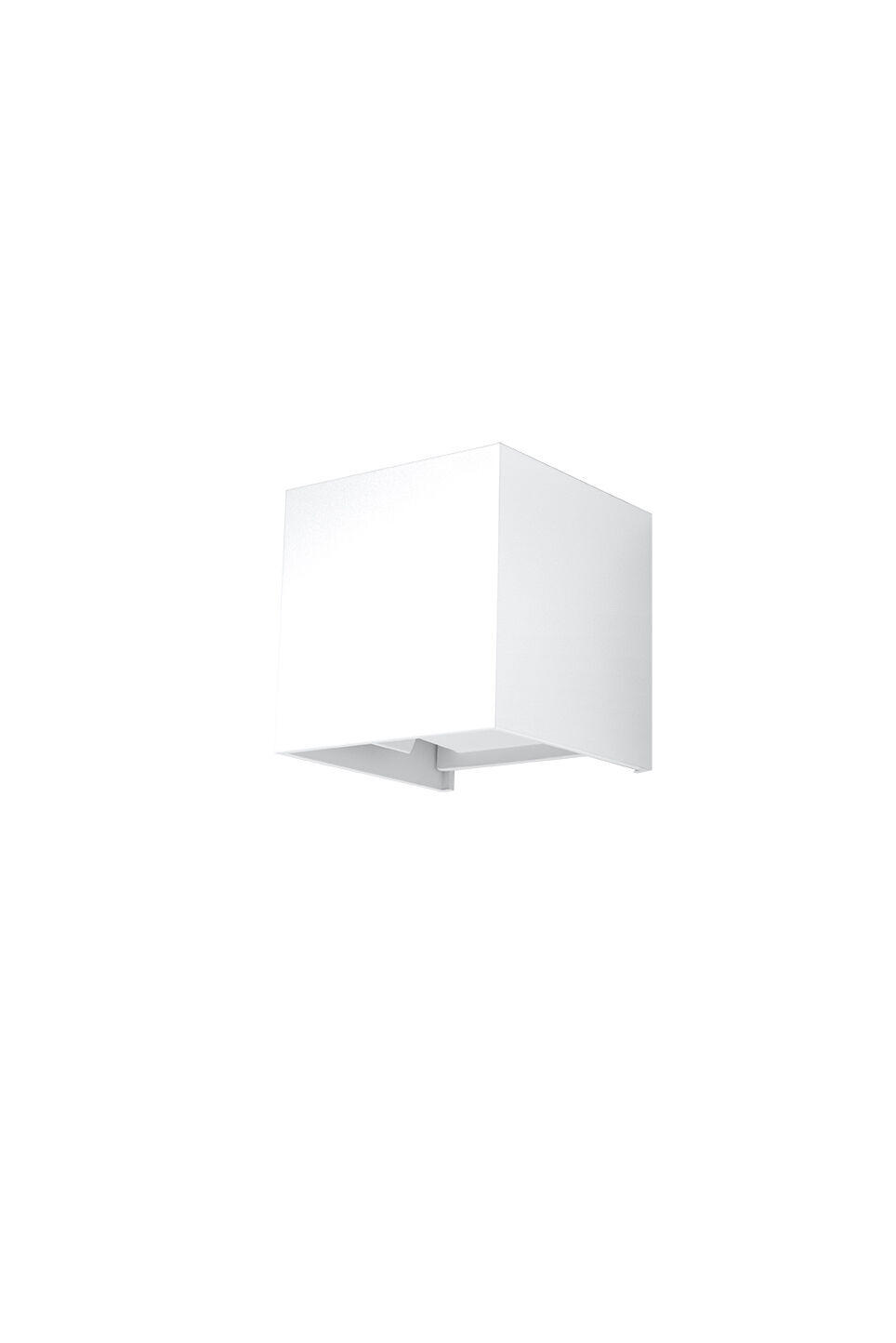 Applique LED JAZZINELLE Blanc Carré IP54 Up Down