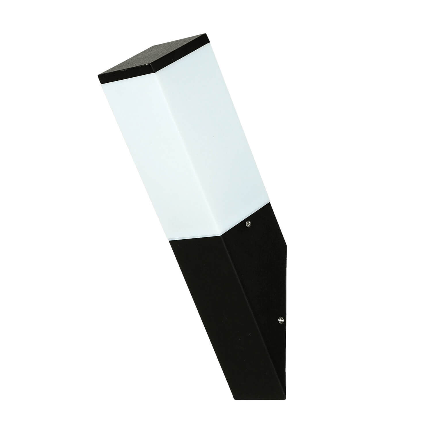aussenwandleuchte-wandfackel-aussen-wandlampe-schwarz-weiss-eckig-modern-1 Wandleuchte, Außenleuchte, Lampe, Laterne, LED