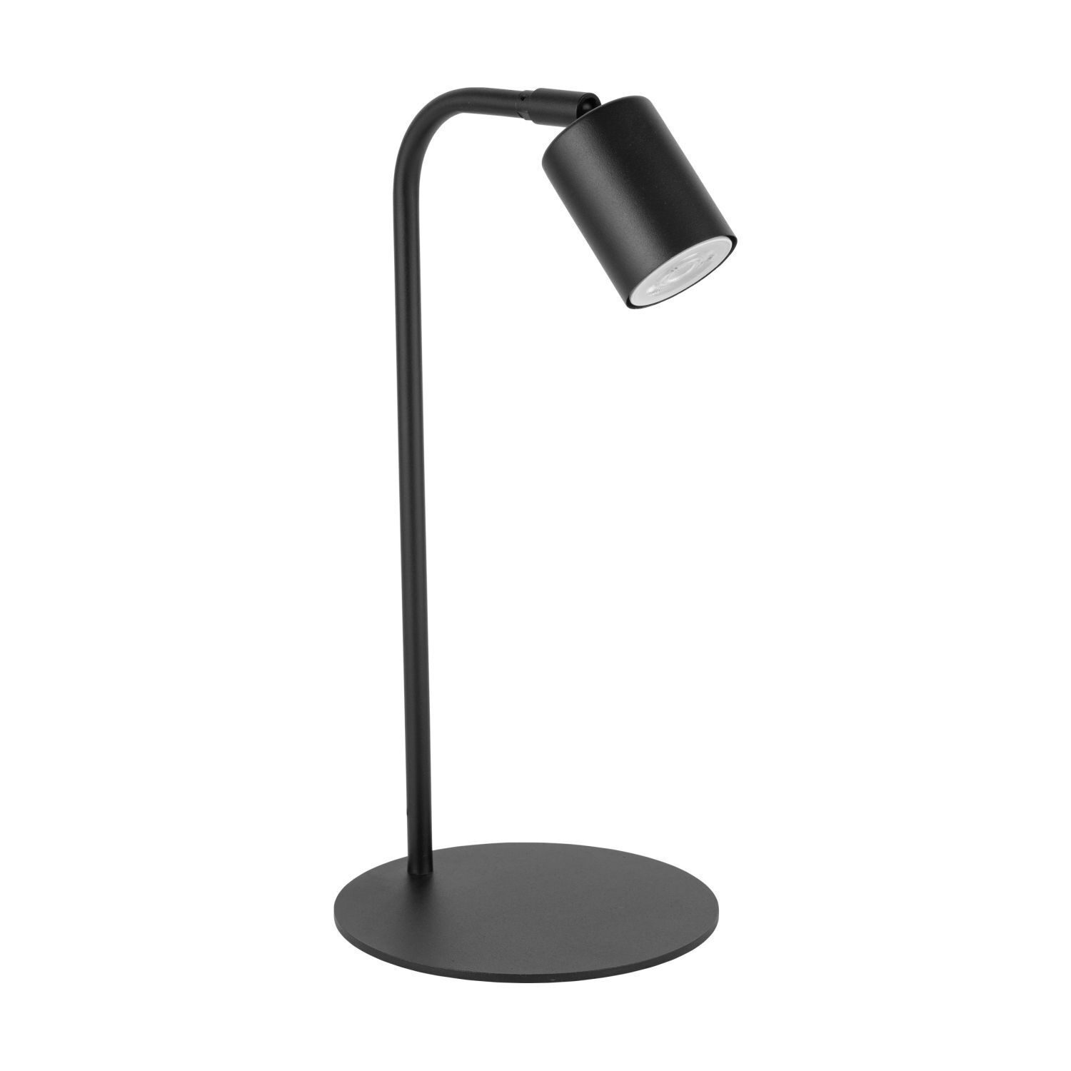 Schreibtischlampe Metall 40 cm klein Schwarz verstellbar