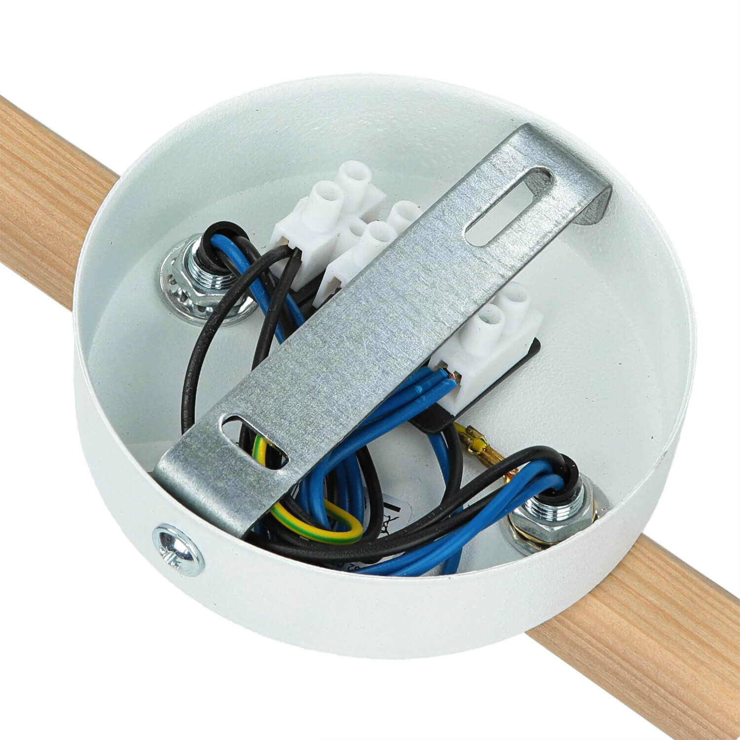 Blendarme Lampe de plafonnier G9 L:65 cm allongée en pin