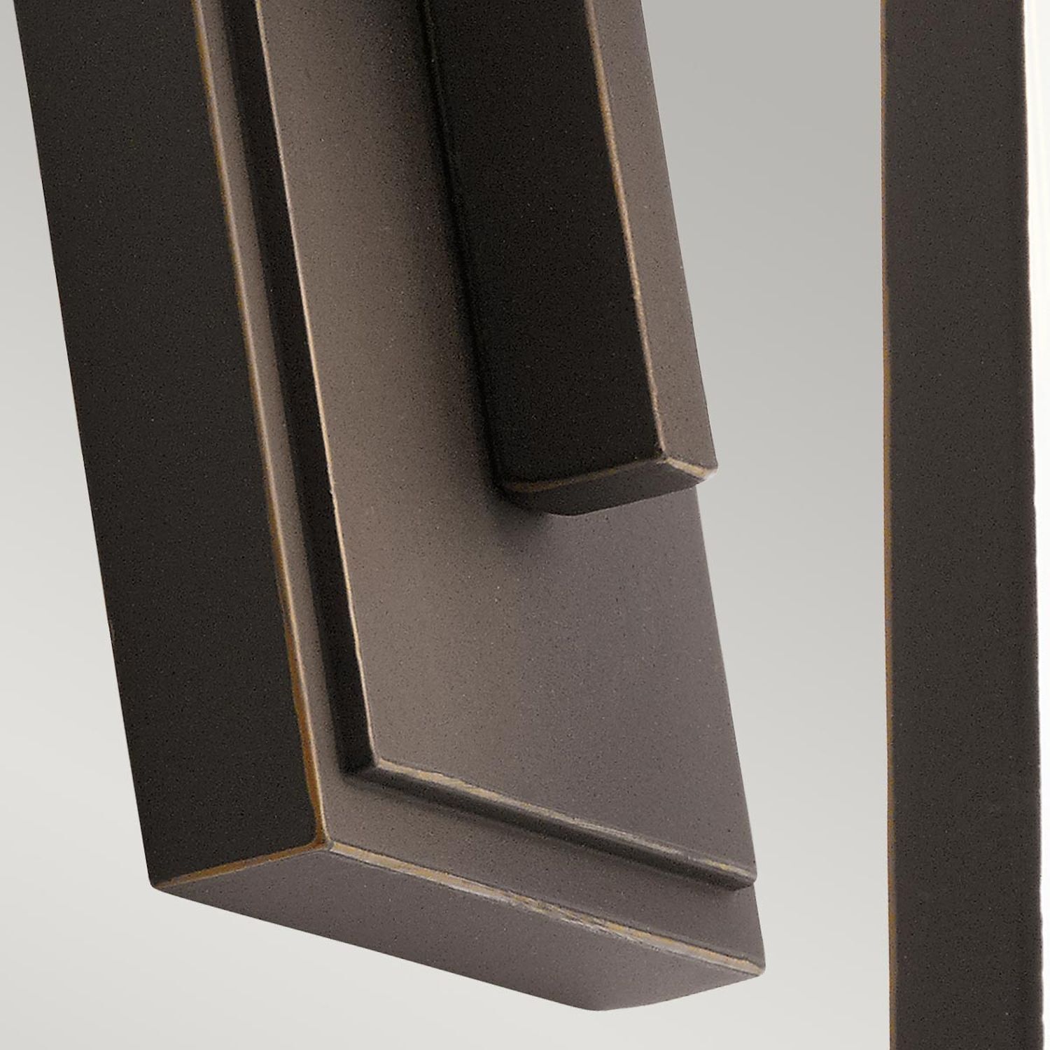 Lampe d'extérieur mur 29 cm de haut verre aluminium E27 IP44