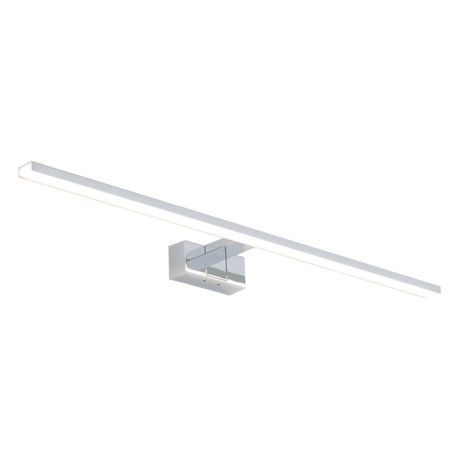 LED Spiegelleuchte IP44 Chrom 3000 K 1100 lm Aluminium