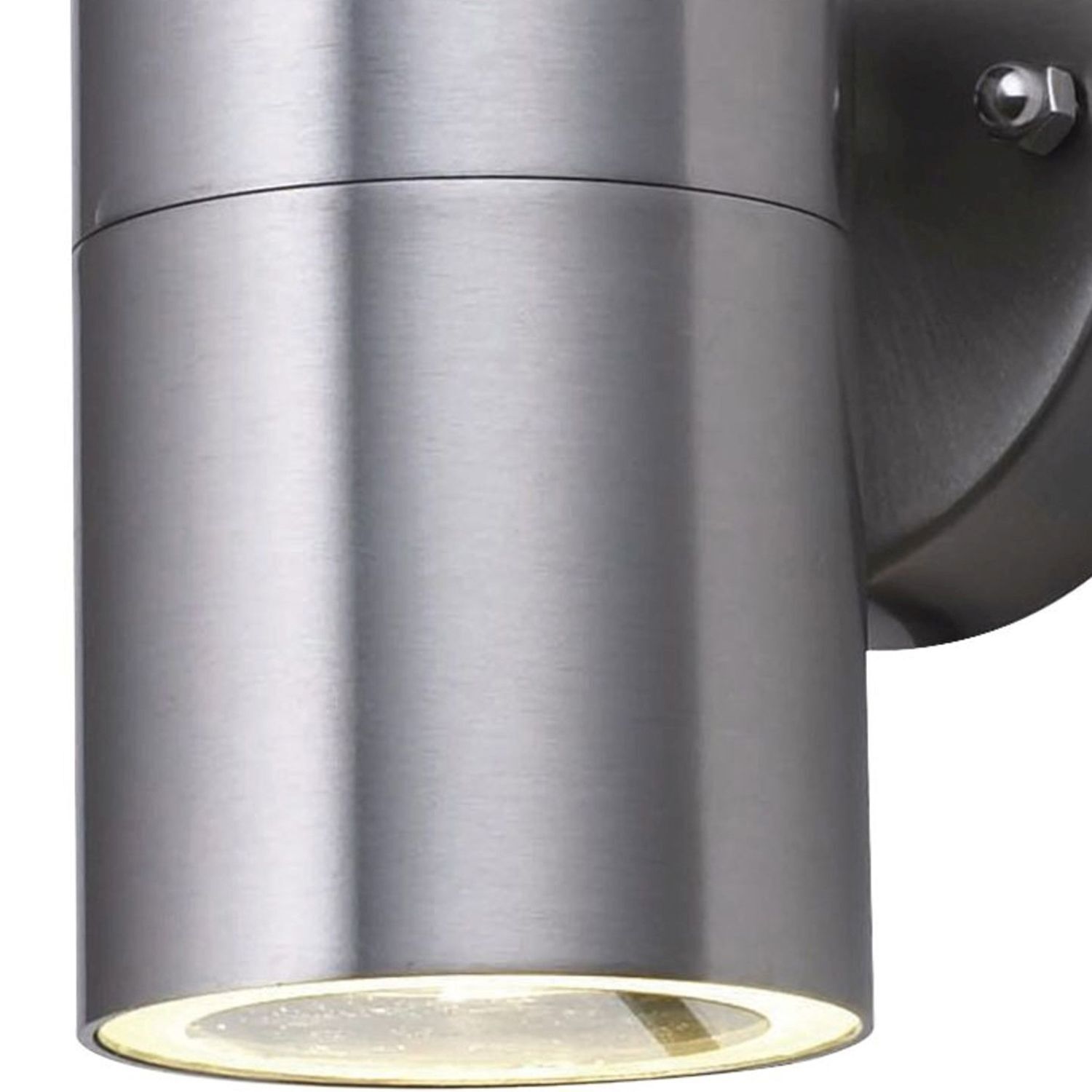 Applique murale extérieure Downlight acier IP44 GU10 H:12 cm