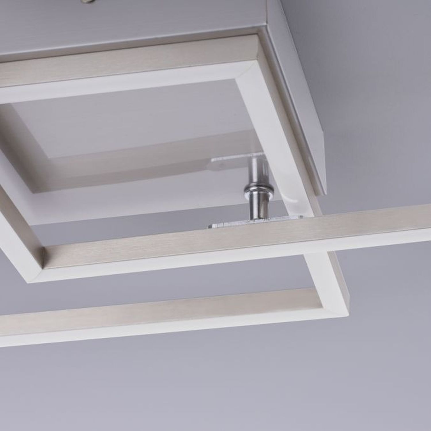 Flexible LED Deckenleuchte in Stahl 3000 K B:35,9 cm