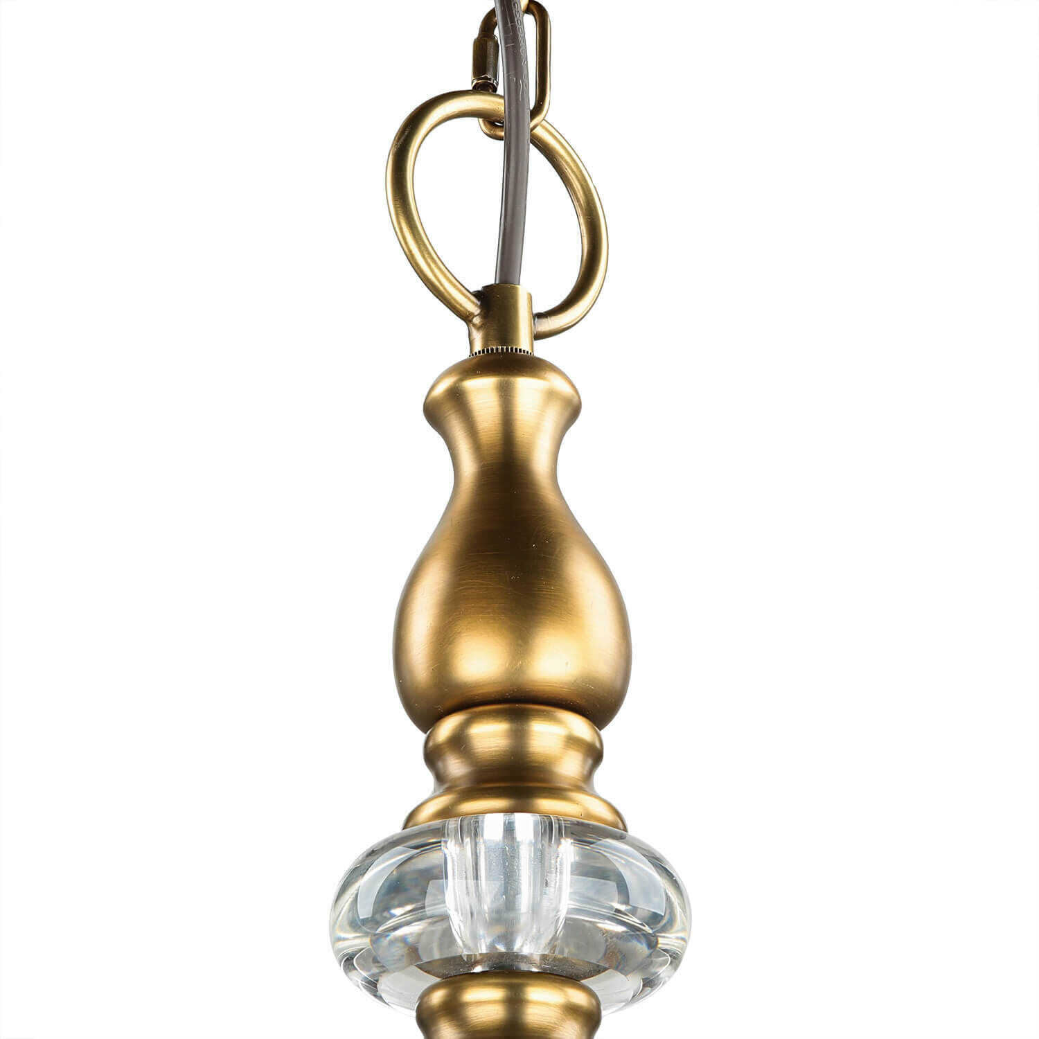 Lampes suspendues LYN laiton Ø30cm à raccourcir Lampe Lampe, Kronleuchter