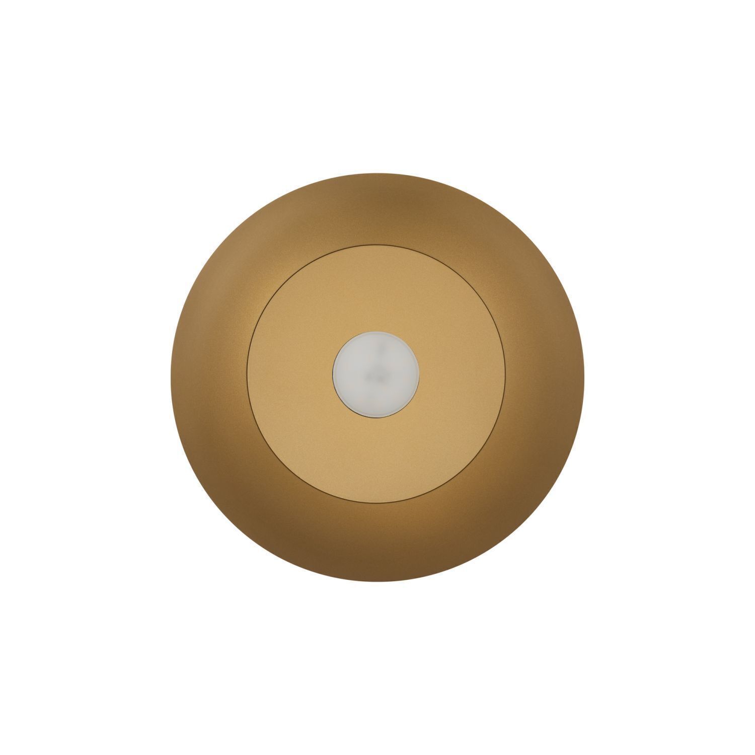 Hängeleuchte Metall rund Ø 33 cm GX53 in Gold matt Töpferei, Deckenleuchte, Bronze, Kunst, Porzellan