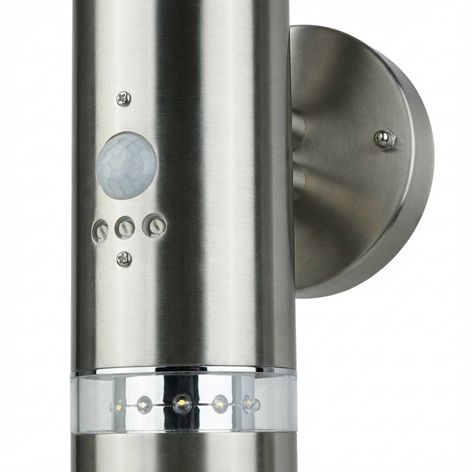 sensor, motionsmelder, Edelstahl, Wandmontage, LED-Lampe