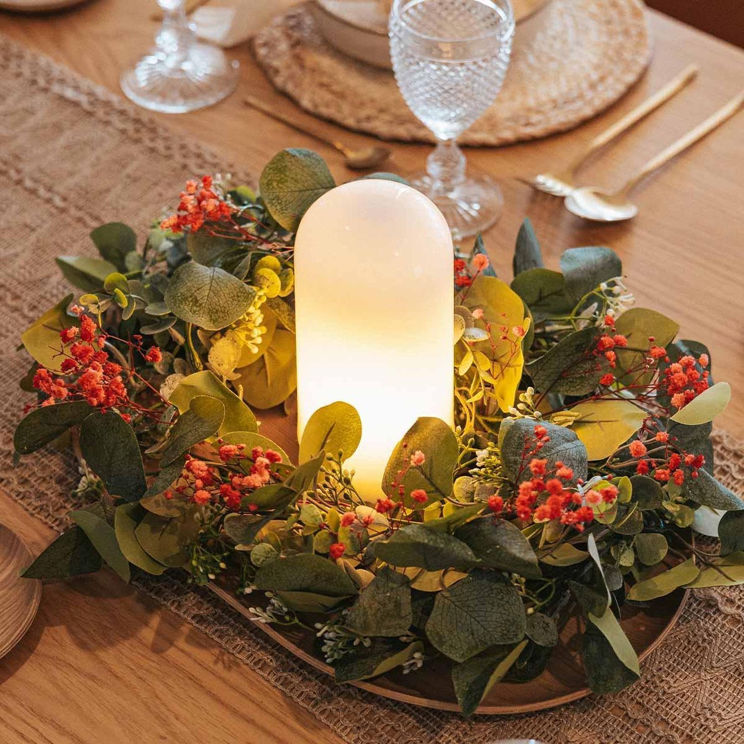 LED Tischlampe kabellos tragbar Akku Dimmer IP54 2000K Outdoor