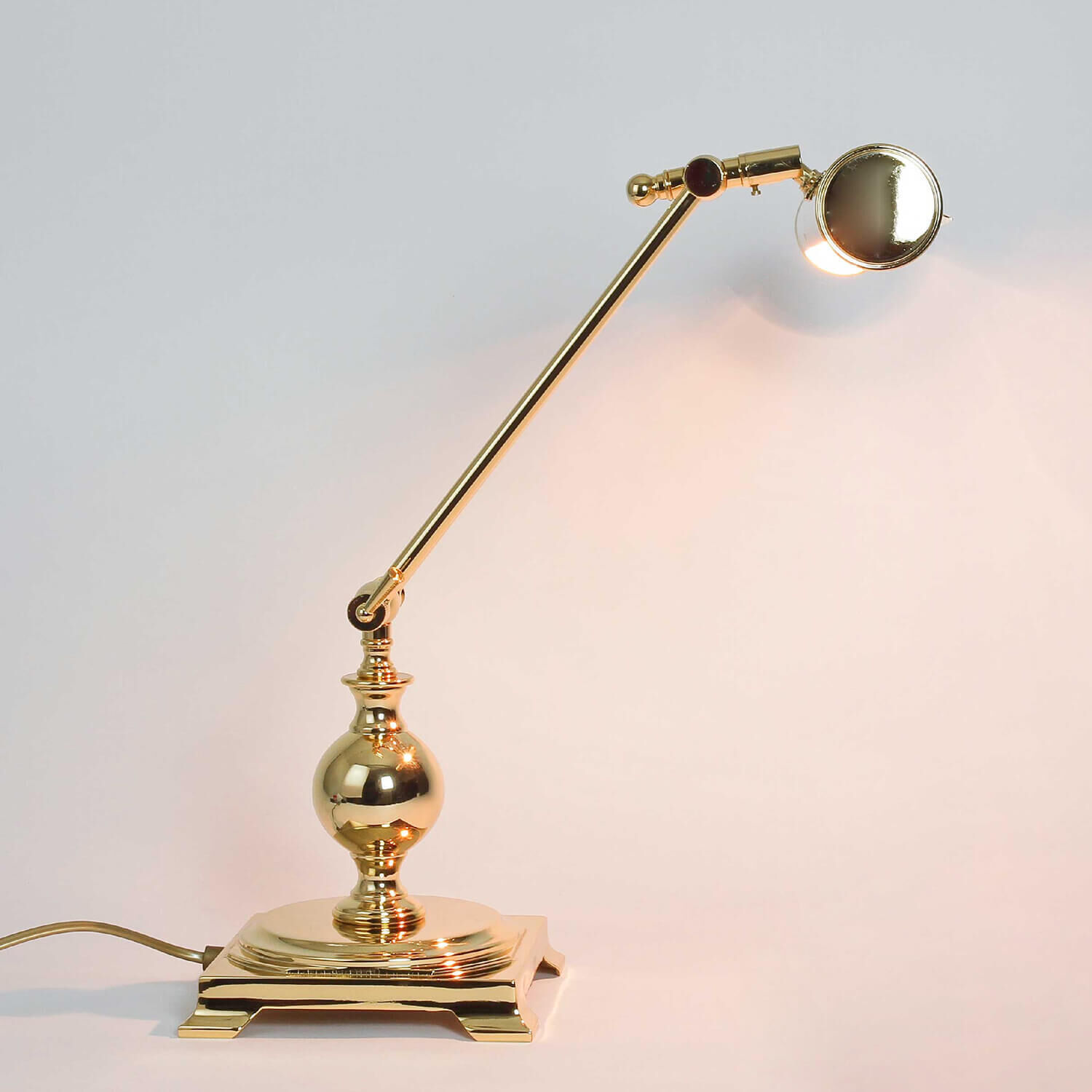 Lampe de table 24K or en laiton Premium