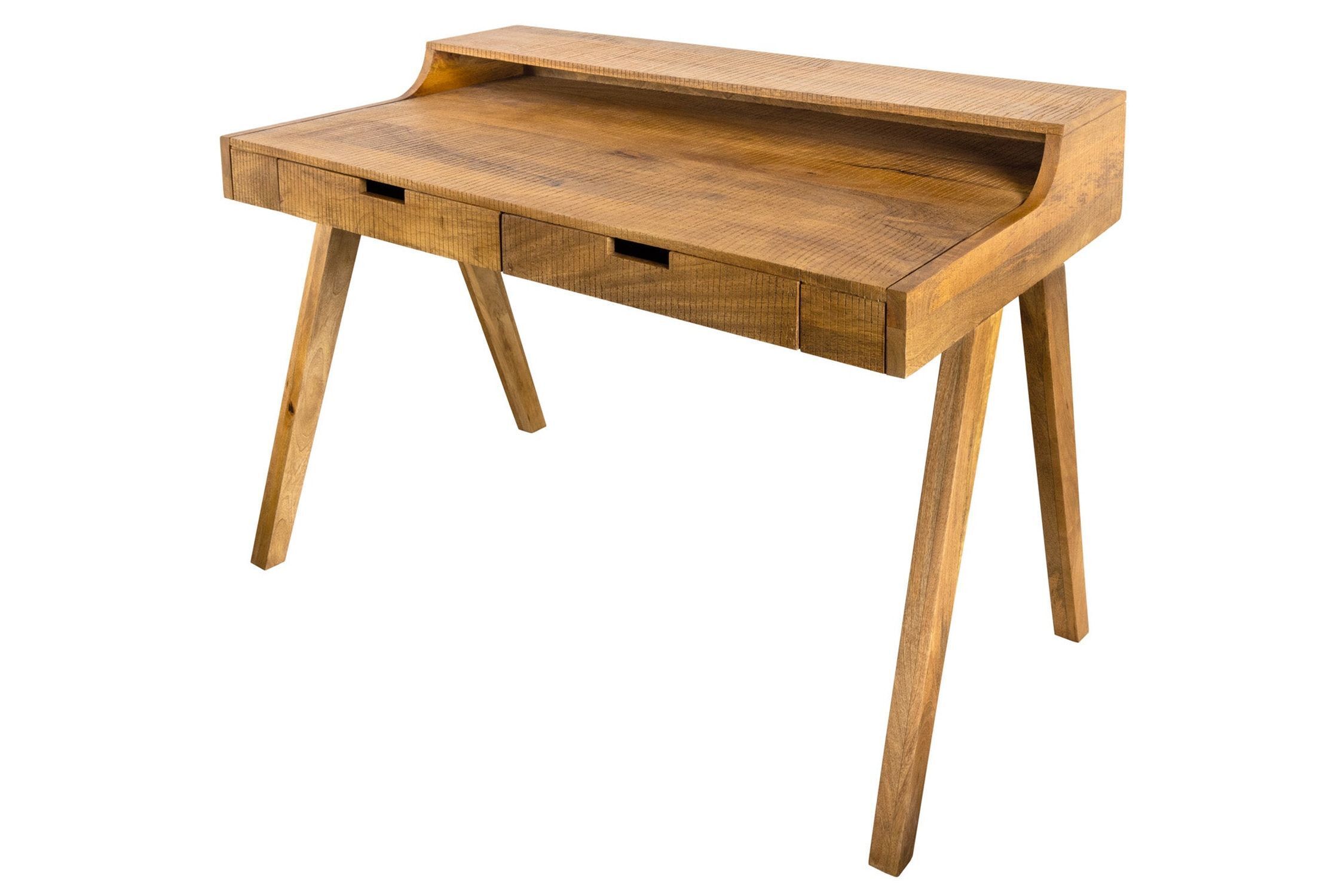 Bureau avec tiroir en bois de manguier naturel 120x86 cm Moebel, Tabelle, Schreibtisch, Holz