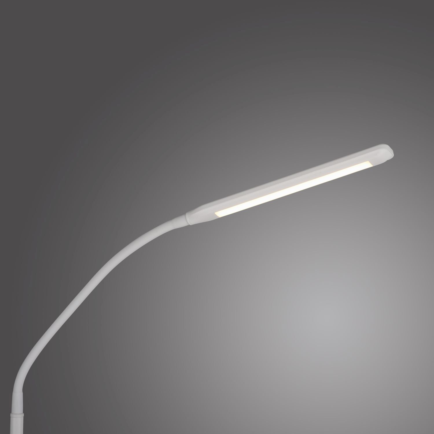 Lampadaire LED Métal Blanc Touch 125 cm réglable Lampe, Beleuchtung, Rauchrohr