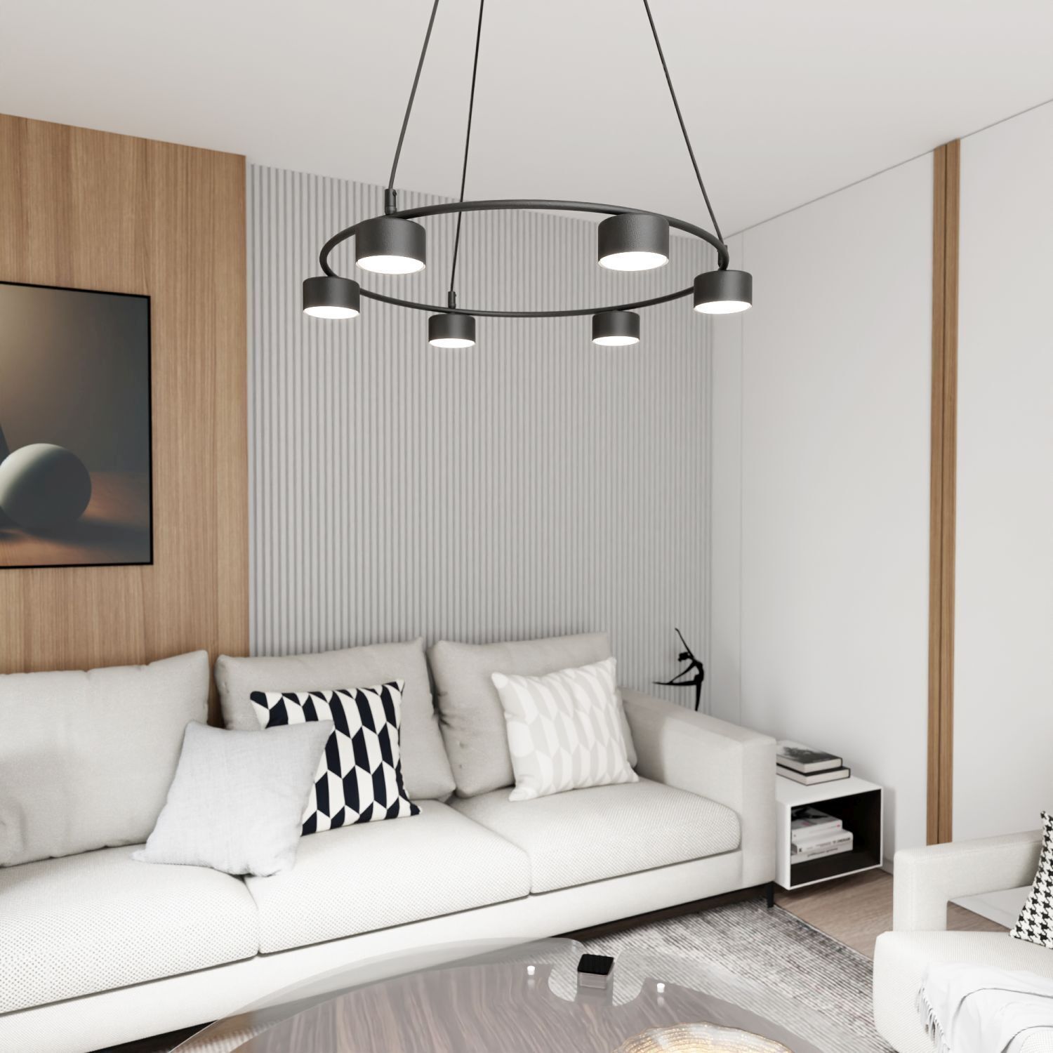 Dekoration für Zuhause, Lampe, Wohnzimmer, Innenarchitektur, Couch