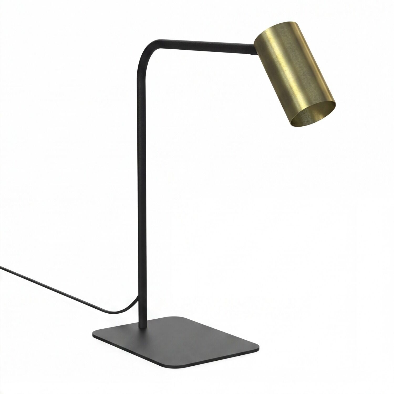 licht-lampe-tischleuchte-tischlampe-colene-0-flammig-schwarz-messing-modern-93-1 tischlampe, schreibtischlampe, metall, black?, goldfarben