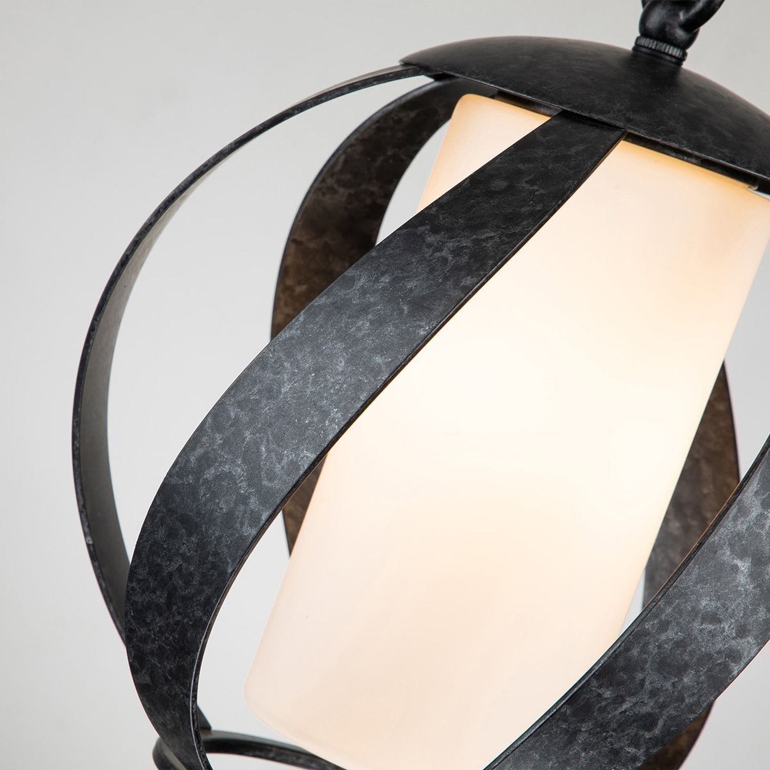 Außenlampe Glas Metall E27 IP44 H: max. 287,3 cm Modern