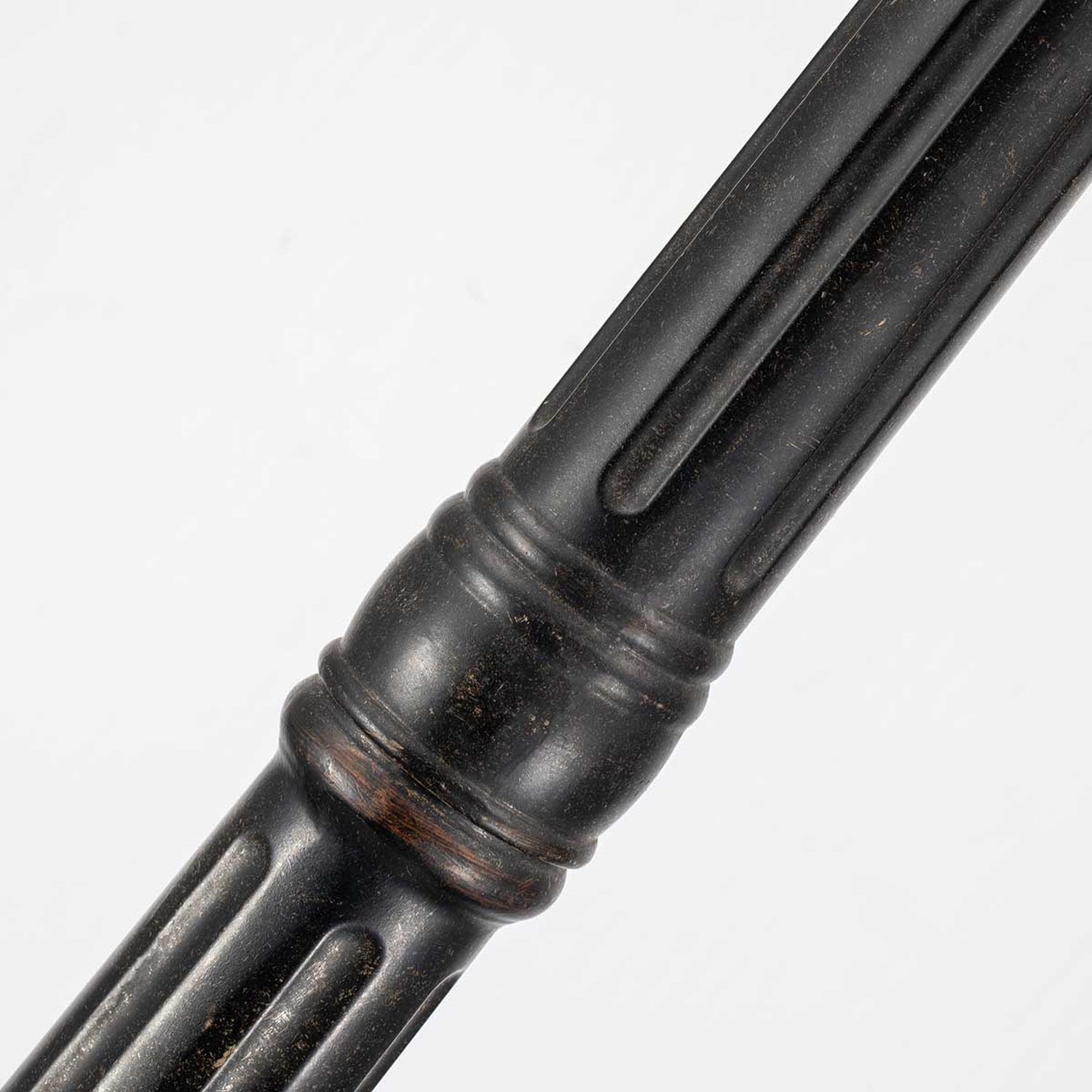 Mastleuchte Rustikal 232,5 cm hoch IP44 E27 Alu Glas Rauchrohr