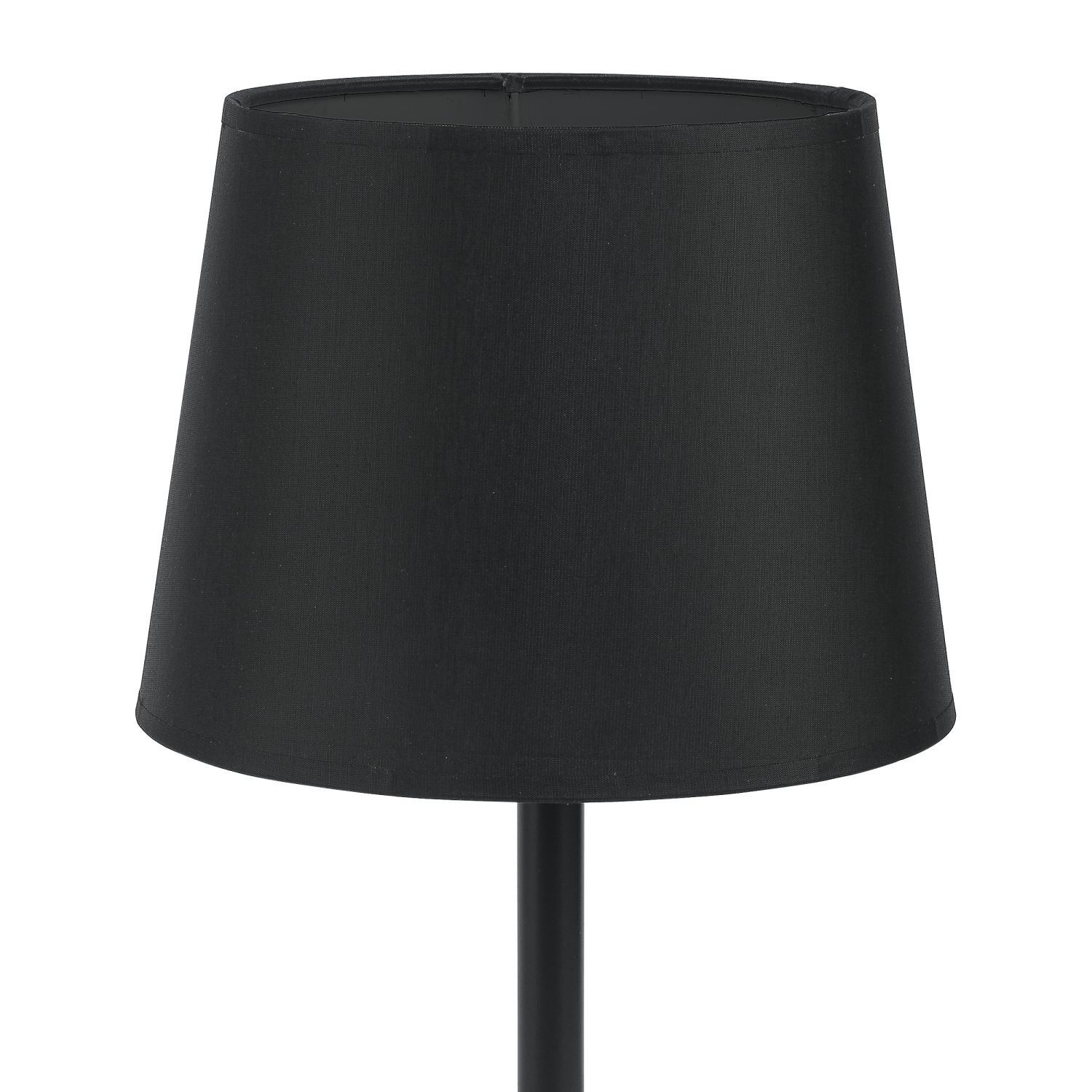 Stehlampe, Lampenschirm, Schwarz, Metallstab, Kegelform