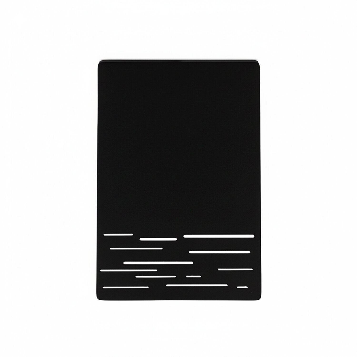 LED Außenwandleuchte IP44 Aluminium Glas 6 W 700 lm black notebook, slim notebook, lined cutouts, minimal notebook, desk accessory