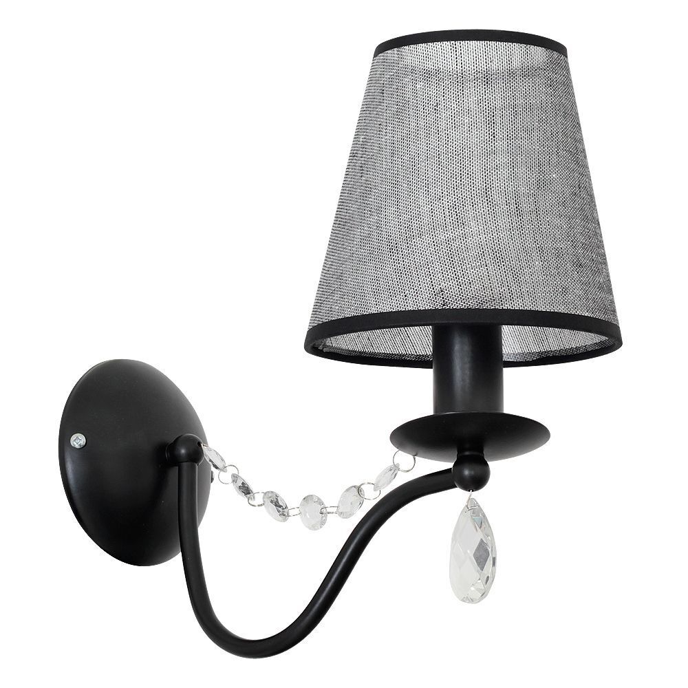 Applique murale SIMONE en gris Lampe, Lampenschirm