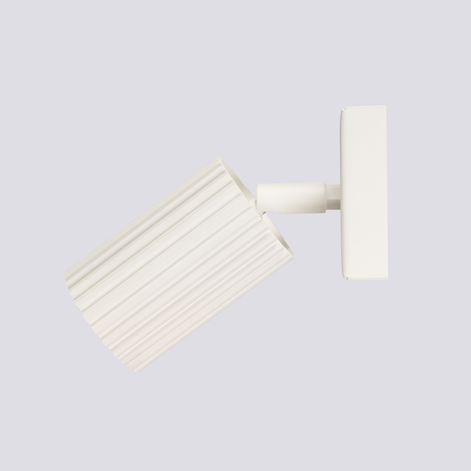 Wandspot GU10 B: 8 cm klein in Creme aus Aluminium Beleuchtung