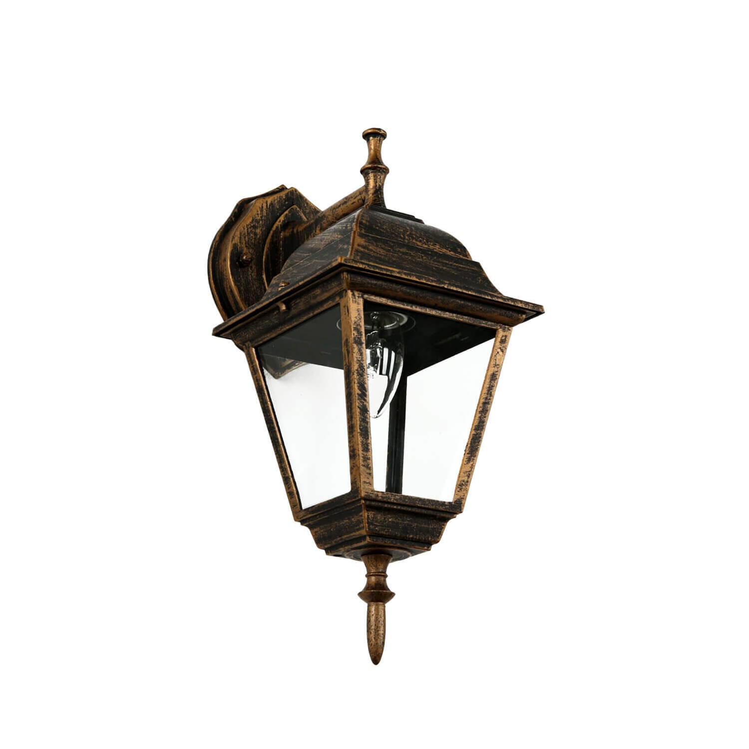 Applique murale extérieure rustique noire cuivre TIROL Lampe, Lampenschirm, Leuchte