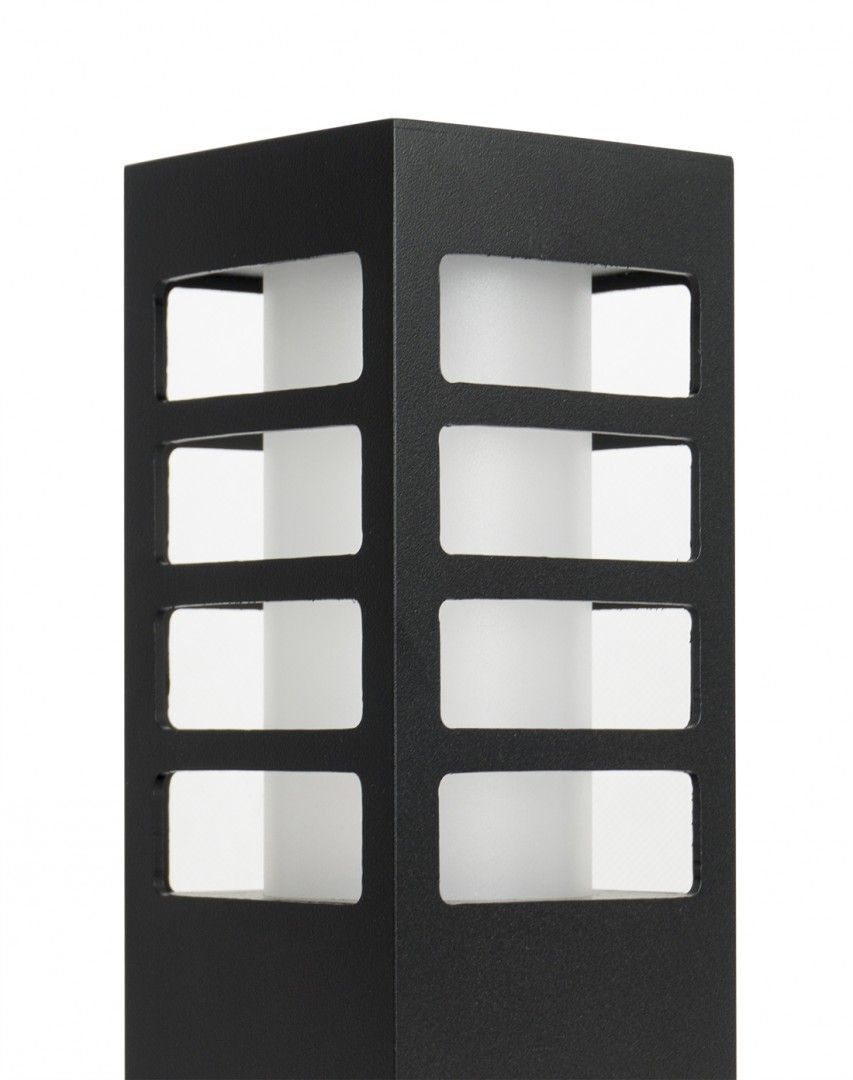 Luminaire d'allée angulaire BERINGEN 75cm IP54 résistant aux intempéries