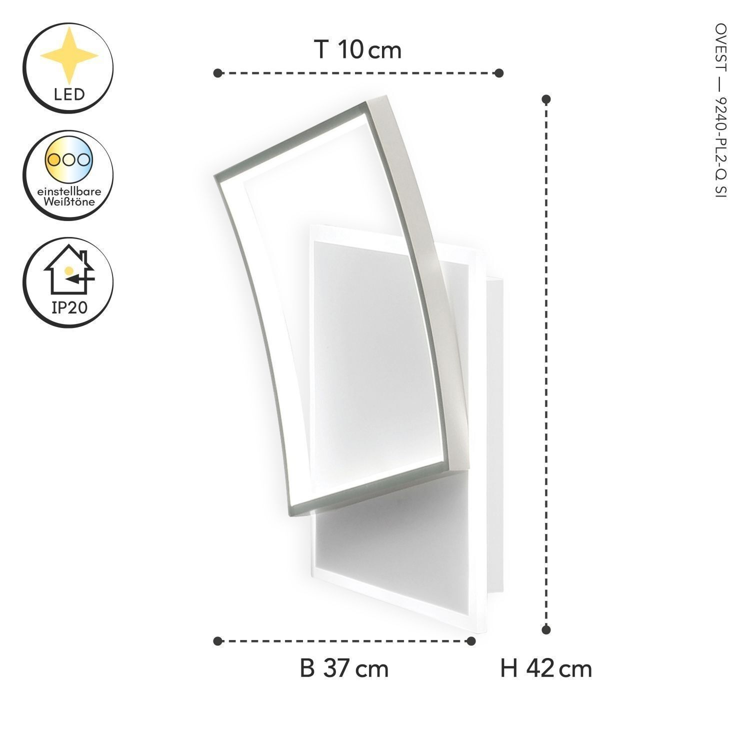 LED, Wandlampe, Wandbeleuchtung, Spiegel-Lampe, IP20