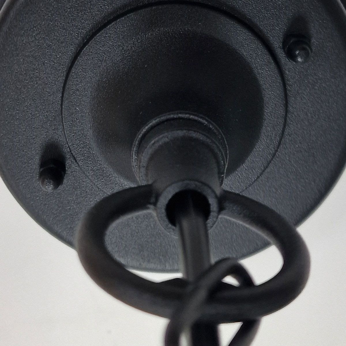 Lampe d'extérieur Noir IP44 E27 Verre Aluminium Rustique