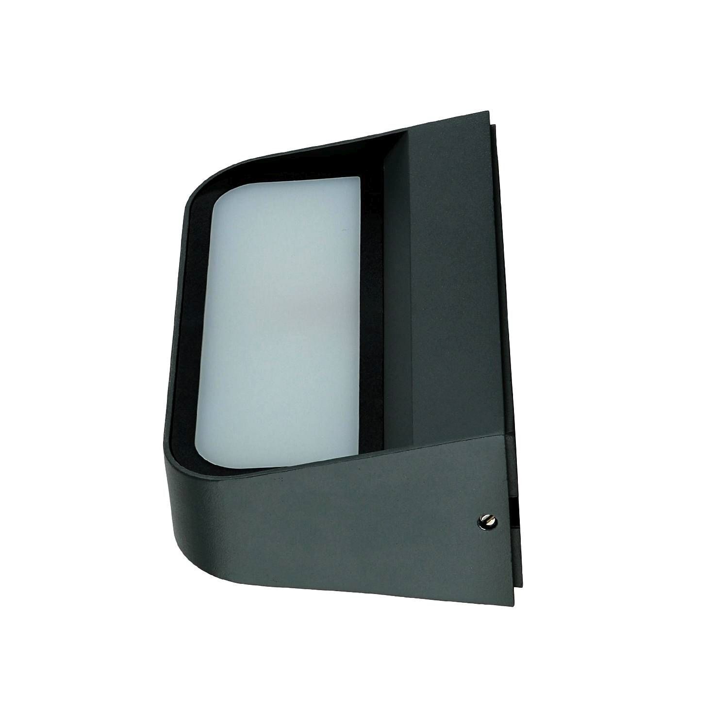 LED Wandleuchte außen IP54 8 W 900 lm 3000 K Anthrazit Bildschirm, Computer-Hardware, Computerausrüstung, Überwachen, FERNSEHER