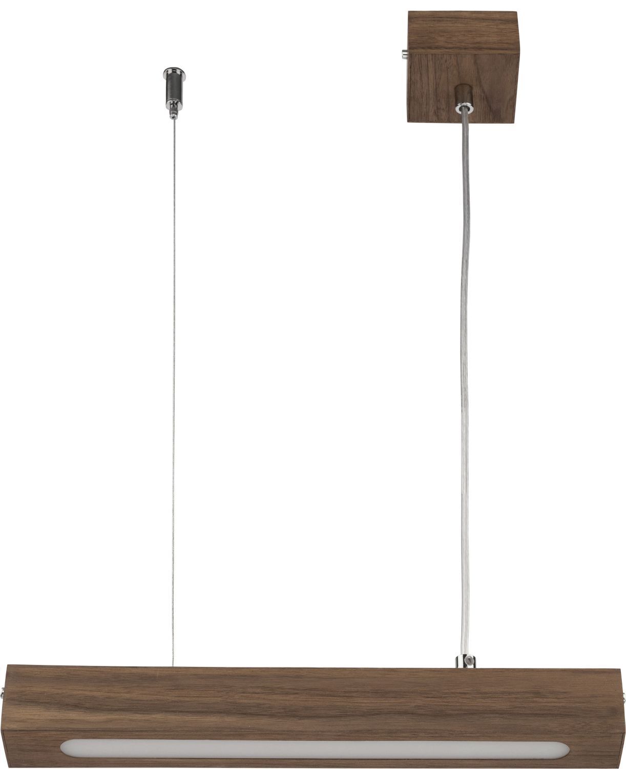 Schmale Pendelleuchte Futura aus Holz Modern LED Lampe